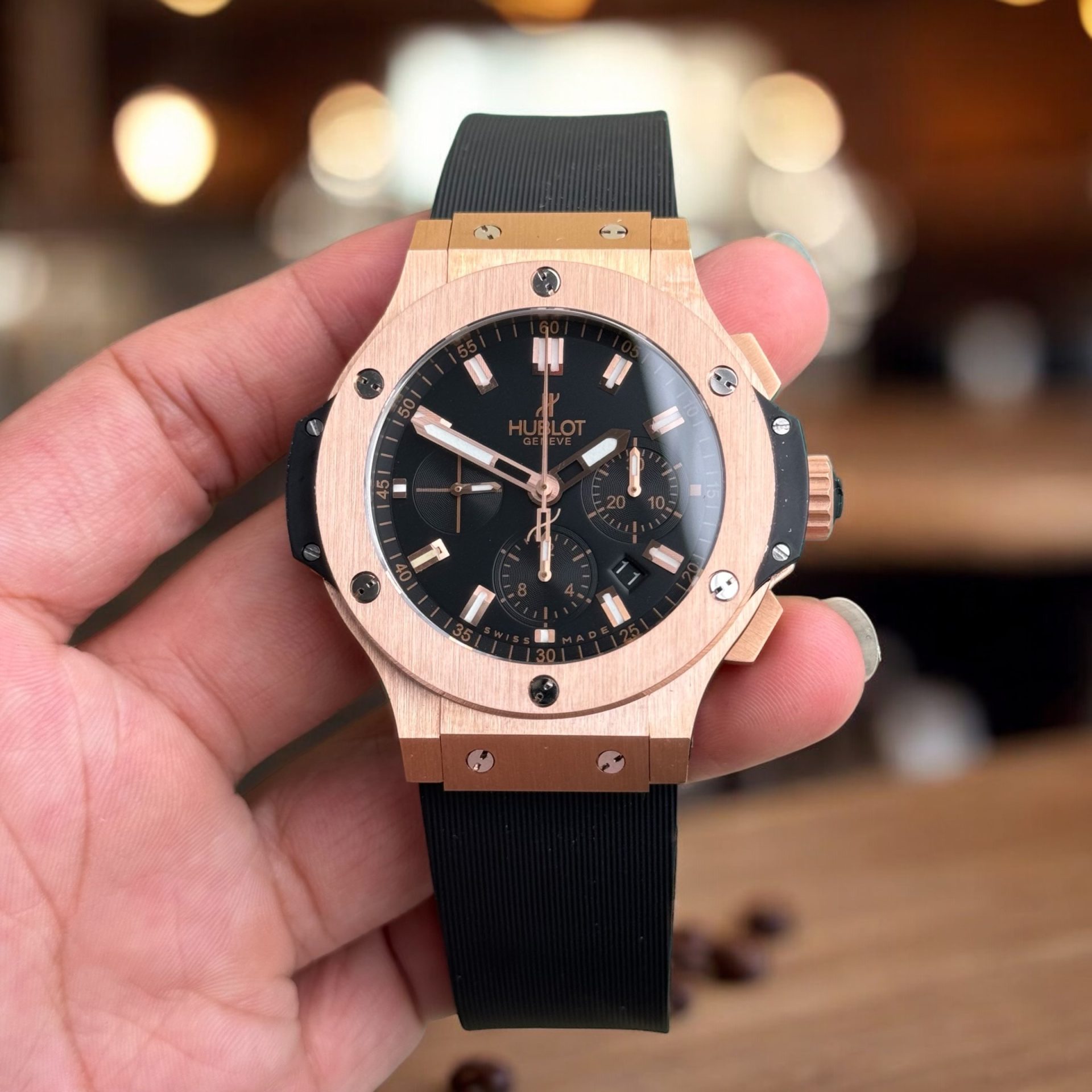 Hublot Replica 1:1 Watch Big Bang Chronograph King Gold Automatic  44mm - Top club