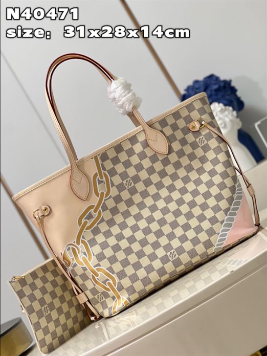 Louis Vuitton Neverfull MM Damier Azur Tote Bag – LB1531:1High-quality replica
