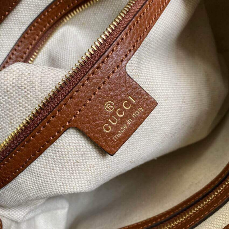 Replica Gucci Jackie 1961 Medium Tote Bag In Blue Denim 6490161:1High-quality replica