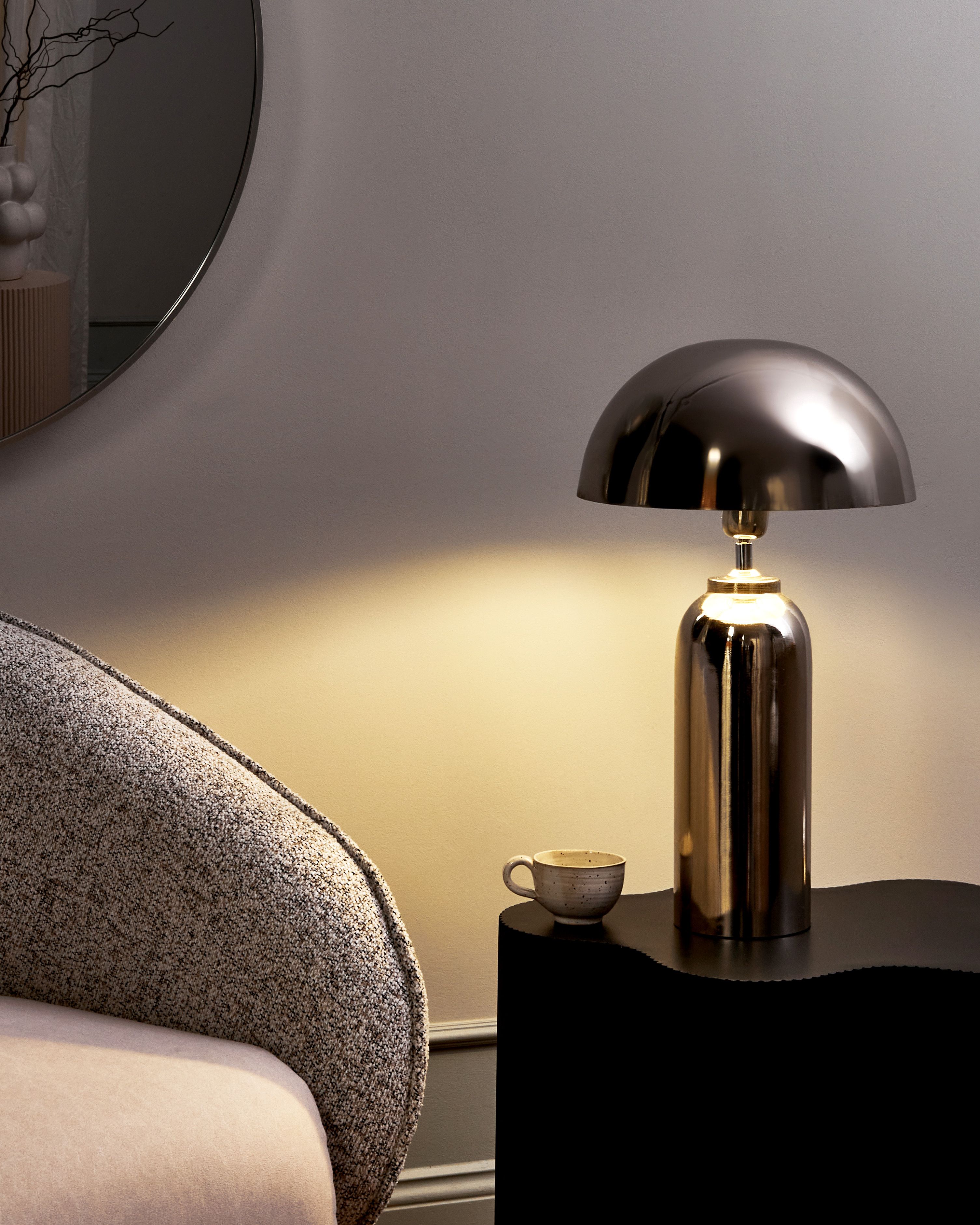 Table Lamp JALANGI Metal Silver