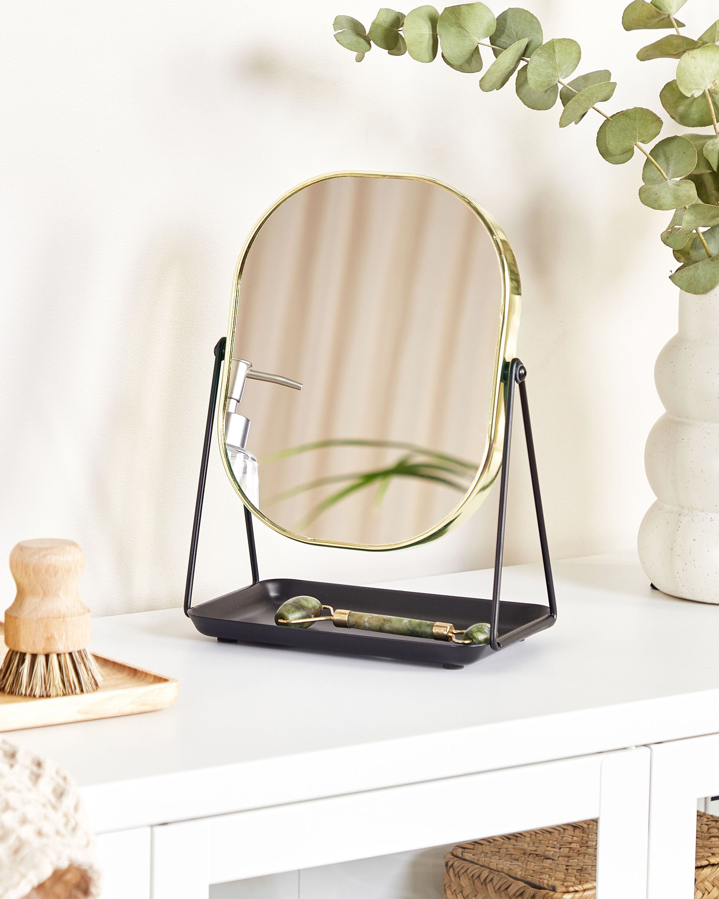 Makeup Mirror CORREZE Gold