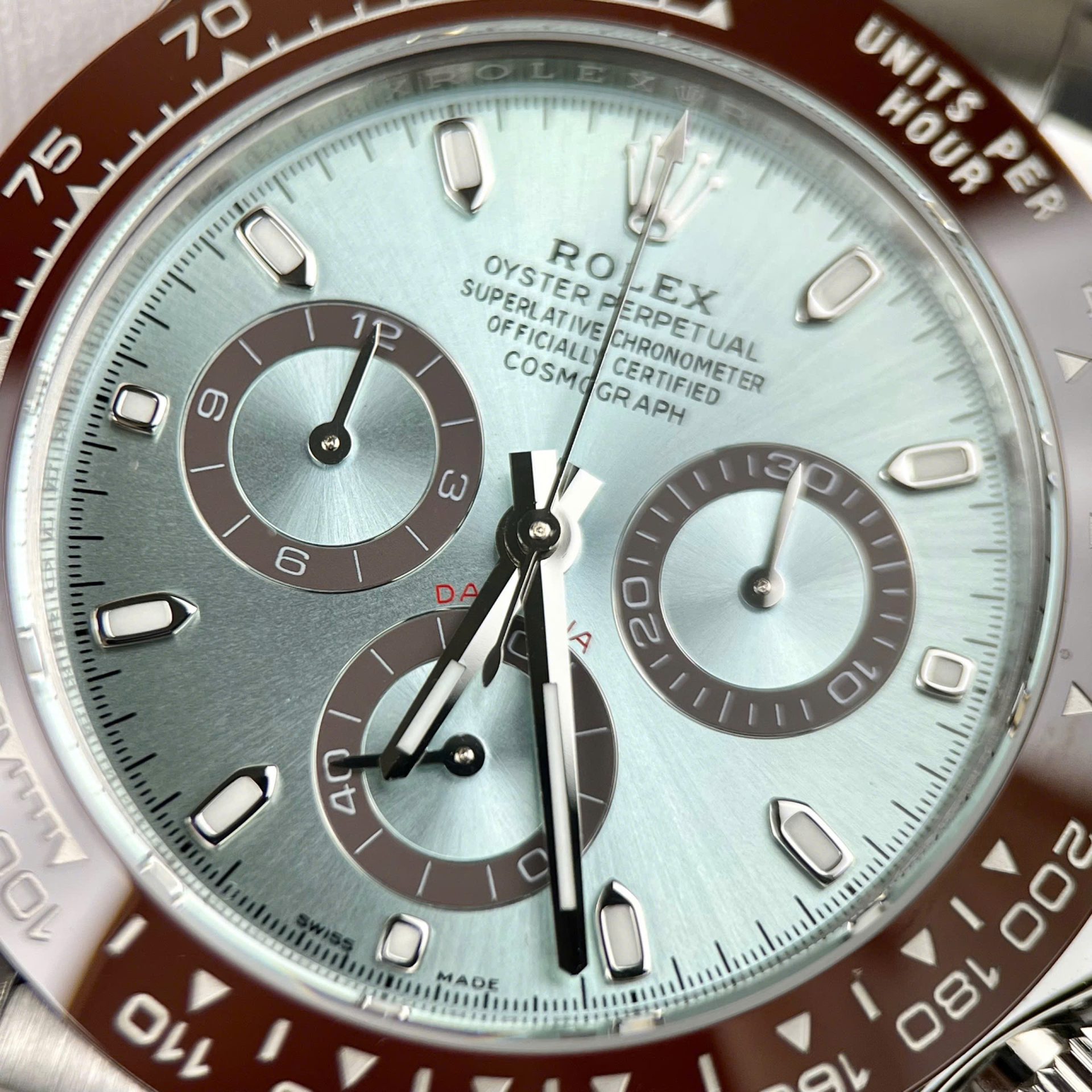 Rolex Daytona Replica 11 Watch Ice Blue Dial BT Factory 40mm - Elite Watch Atelier