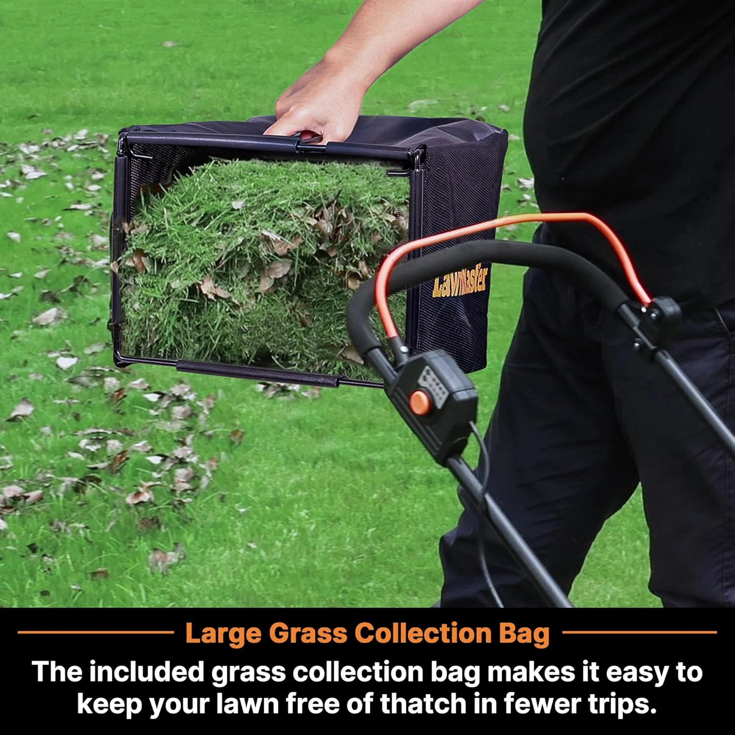 LawnMaster 48V Max Brushless Lawn Mower With 2 x 24V Max 4.0Ah Batteries And Dual Charger - CLMF4817E - Image 6 LawnMaster 48V Max Brushless Lawn Mower With 2 x 24V Max 4.0Ah Batteries And Dual Charger - CLMF4817E - Image 6