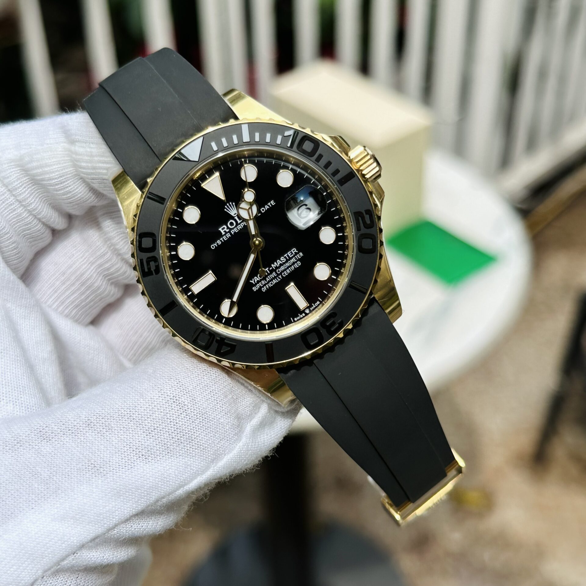 Rolex Replica 1:1 Watch Yacht-Master 226658 Rubber Strap Clean Factory 42mm - Elite Watch Atelier