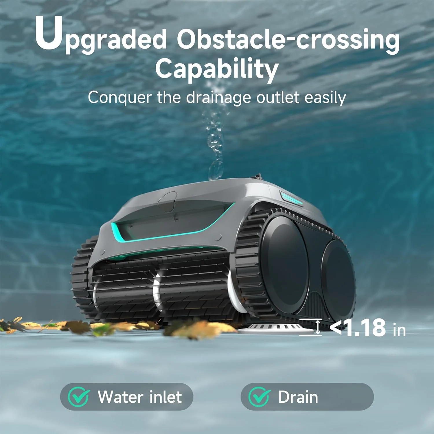 WYBOT Cordless Robotic Pool Cleaner With Dual Filtration And 180 Minutes Runtime - C2 - Image 8 WYBOT Cordless Robotic Pool Cleaner With Dual Filtration And 180 Minutes Runtime - C2 - Image 8