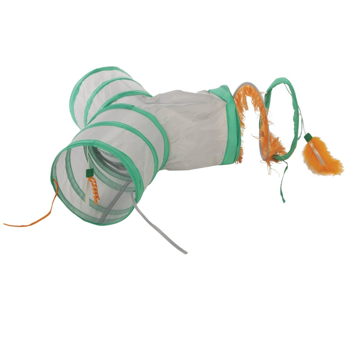 SmartyKat Fringe Frenzy Triple Tunnel Activity Cat Toy