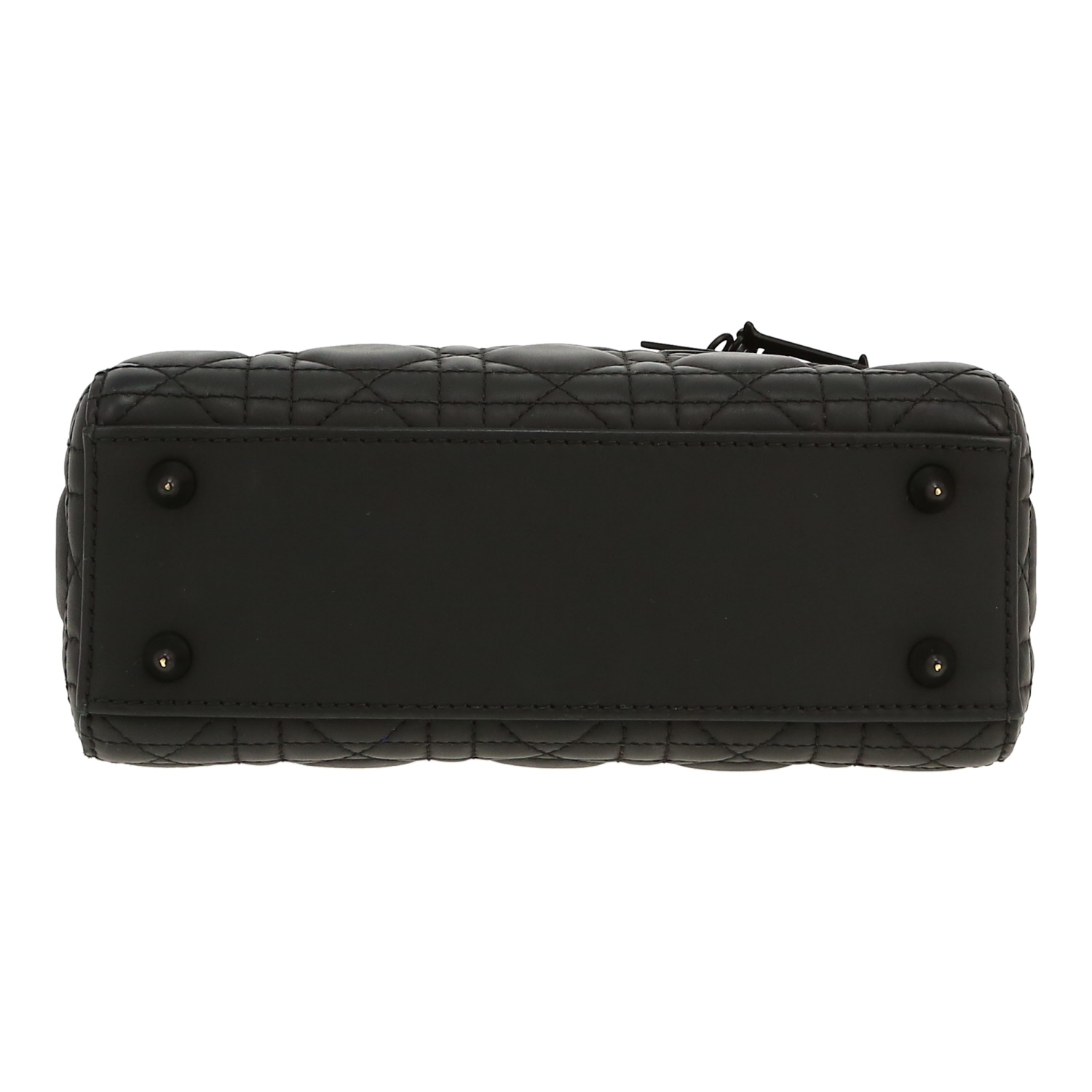 Dior Lady Dior handbag in black leather cannage1:1High-quality replica