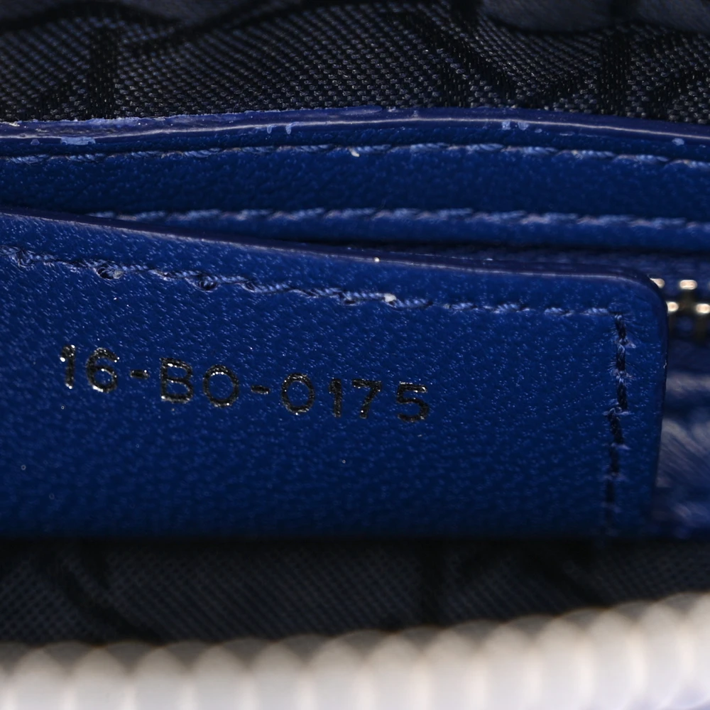 Mirror Quality Replica Dior Lady Bag in Blue Lambskin Leather1:1High-quality replica