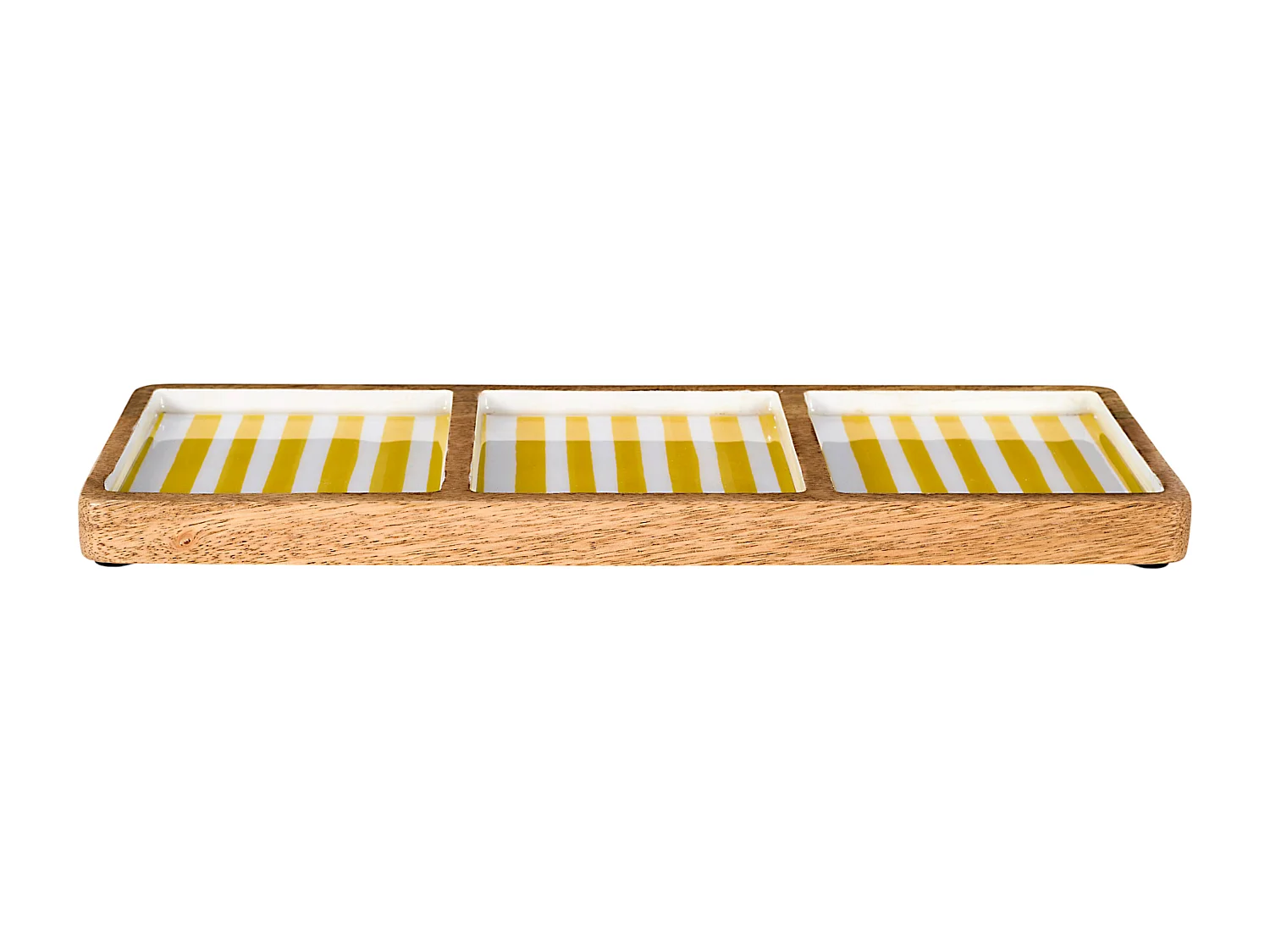 Planche Compartiments - HOME DECO FACTORY - Dolce Vita - Manguier - Jaune