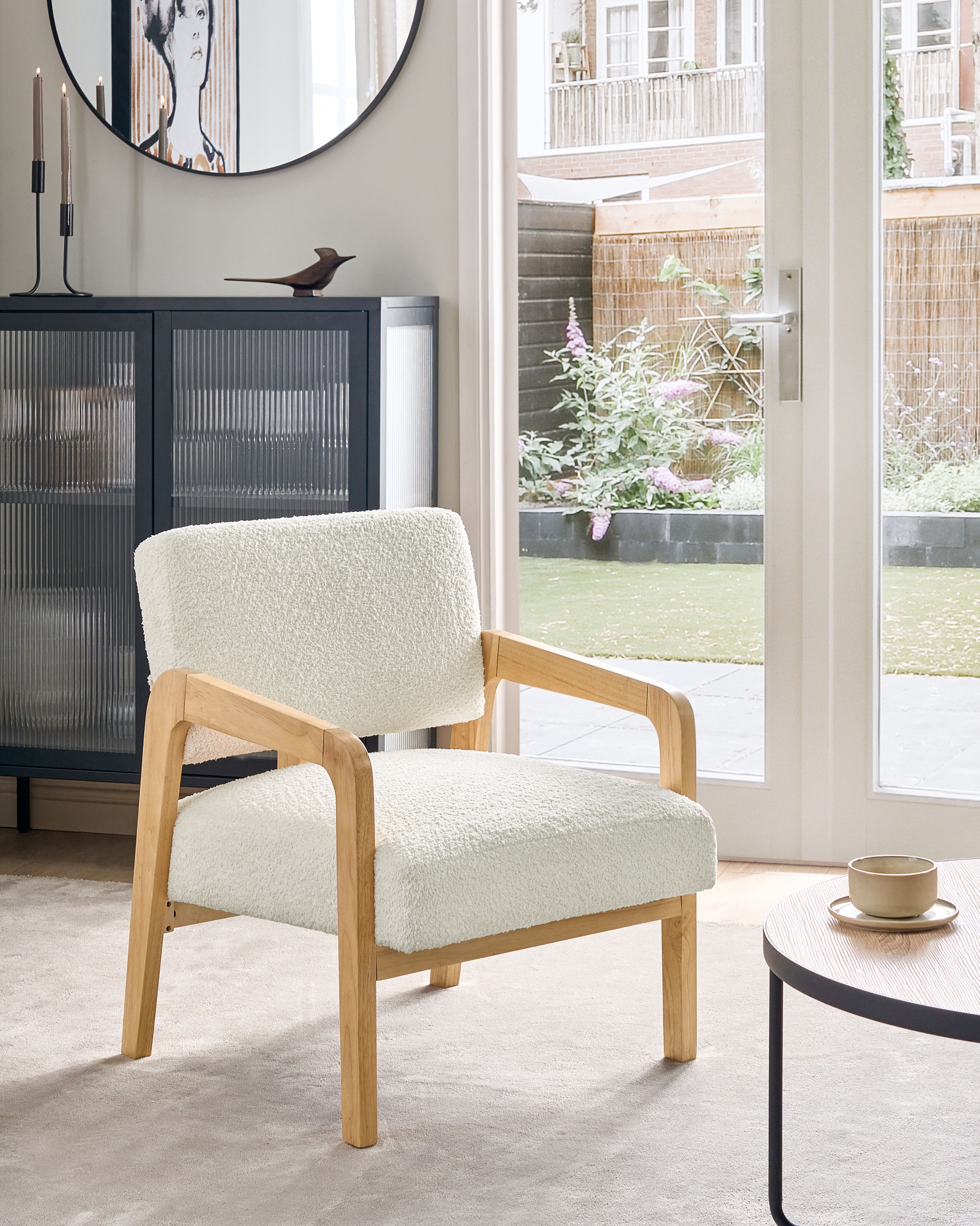 Armchair HJO Boucle Off-White