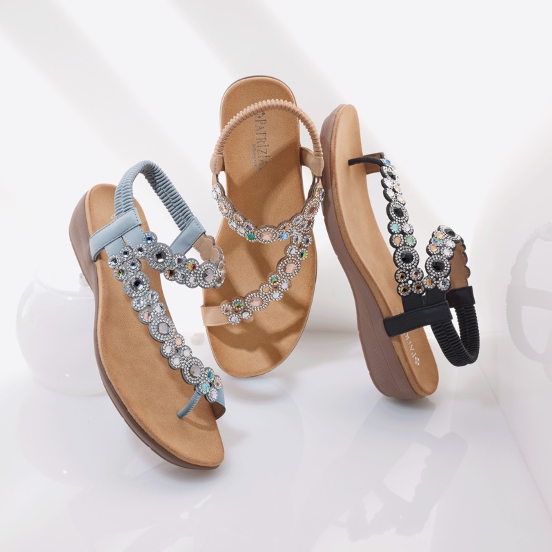 Patrizia Sanjuan Toe Thong by Spring Step - MIDNIGHT VELVET CATALOG