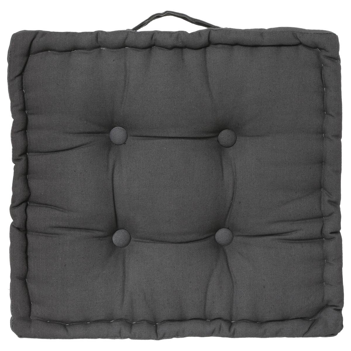 Floor cushion Slate grey, 40x40 cm