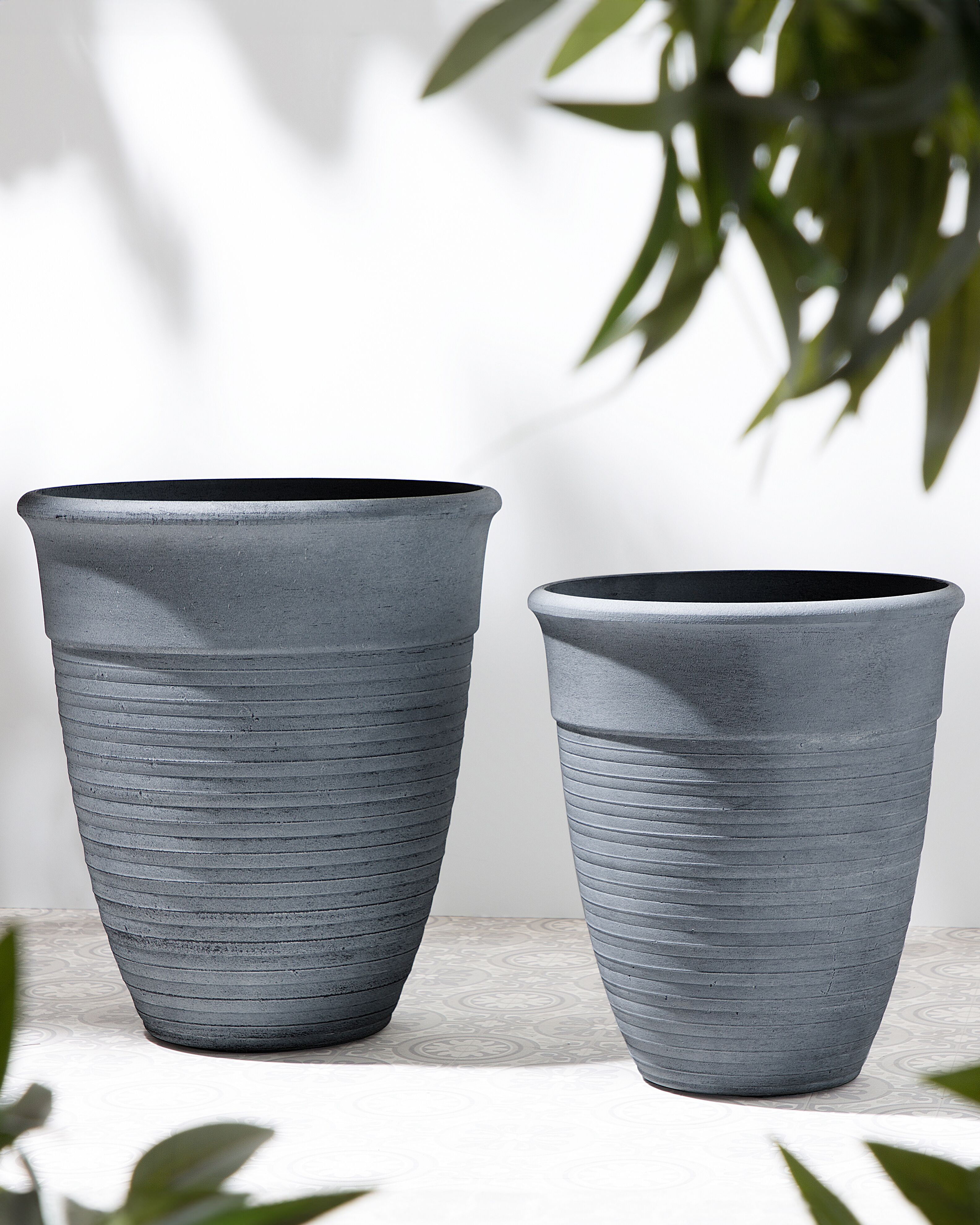 Plant Pot KATALIMA 50 cm Grey
