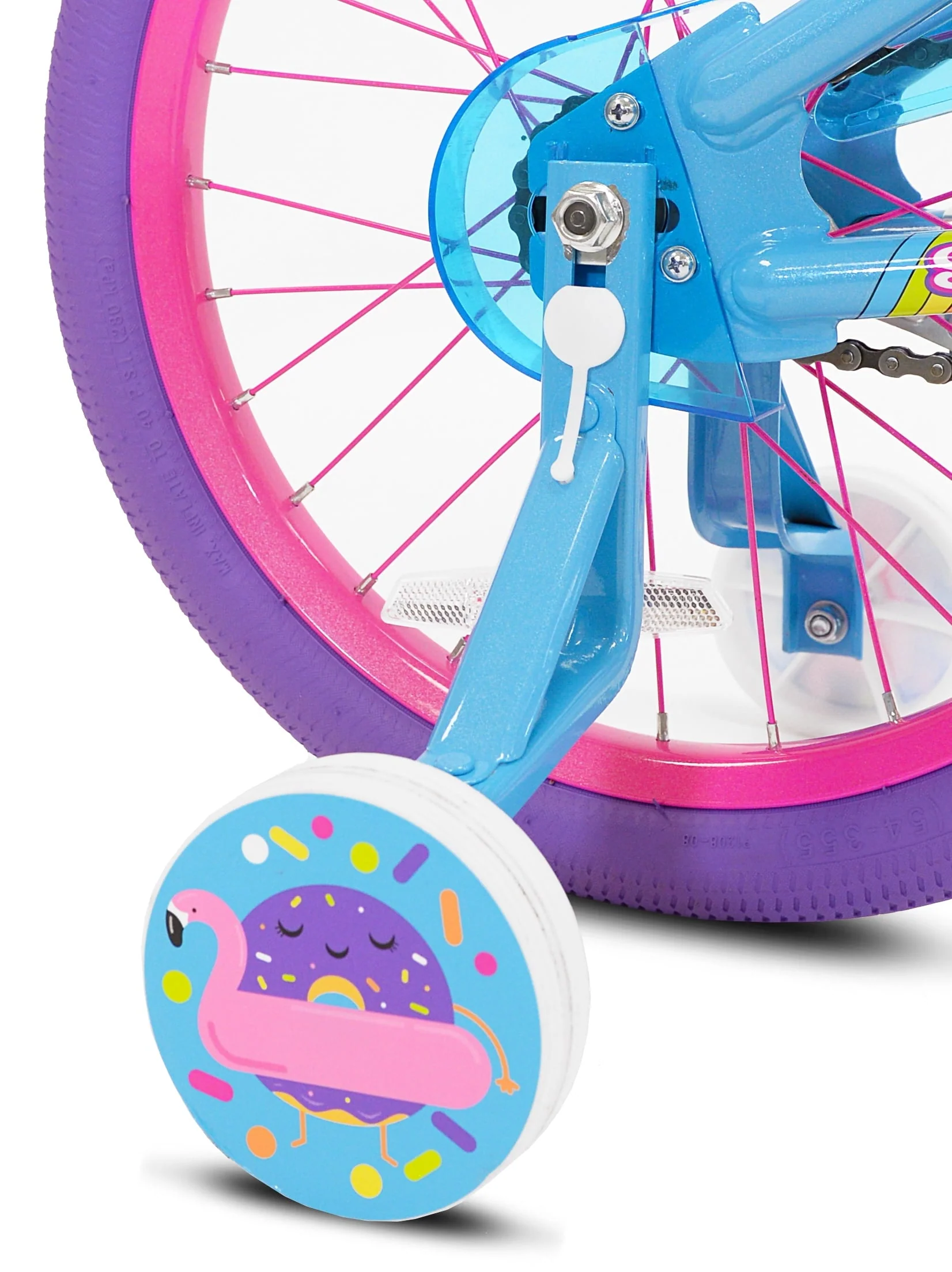 Kent Bicycles 18" Sweetness Girls Child Bike, Purple/Pink/Blue - Image 5