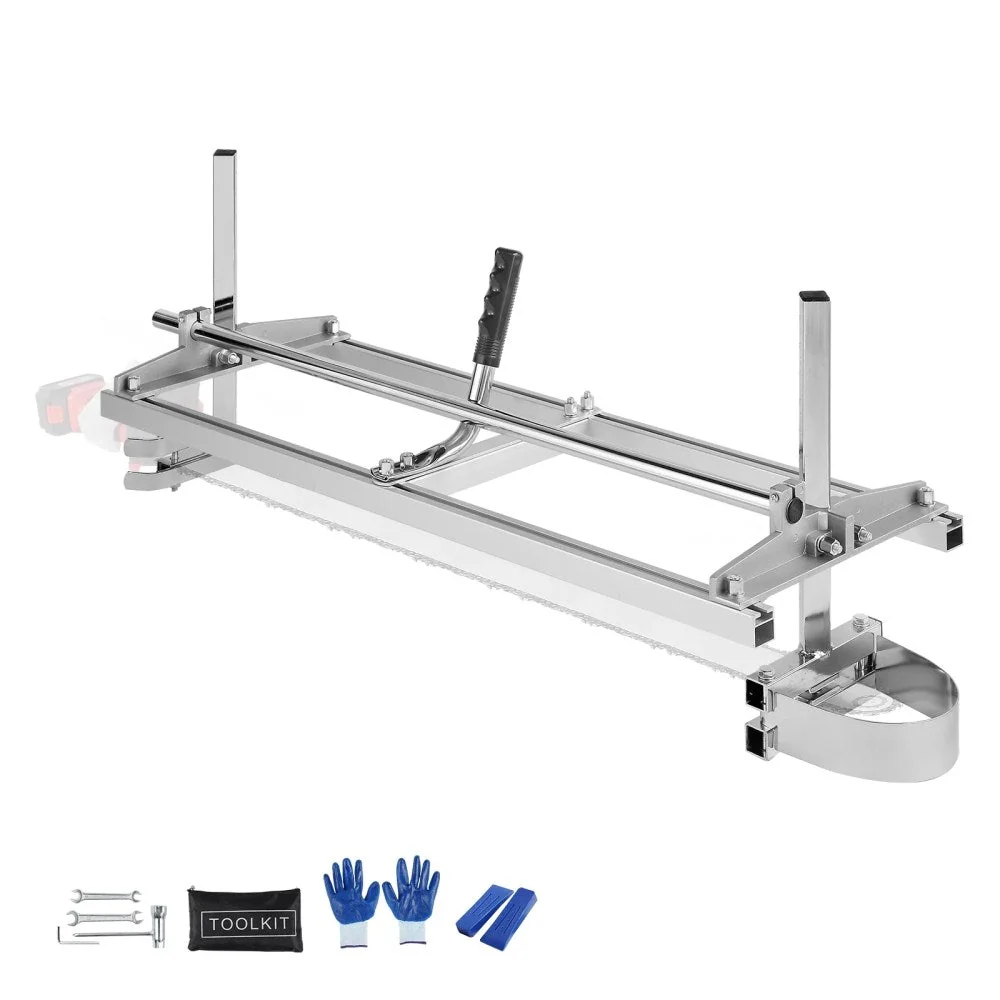 VEVOR Chainsaw Mill, Galvanized Steel, 14-36 in Guide Bar, 0.2-11.81 in Cutting Thickness VEVOR Chainsaw Mill, Galvanized Steel, 14-36 in Guide Bar, 0.2-11.81 in Cutting Thickness