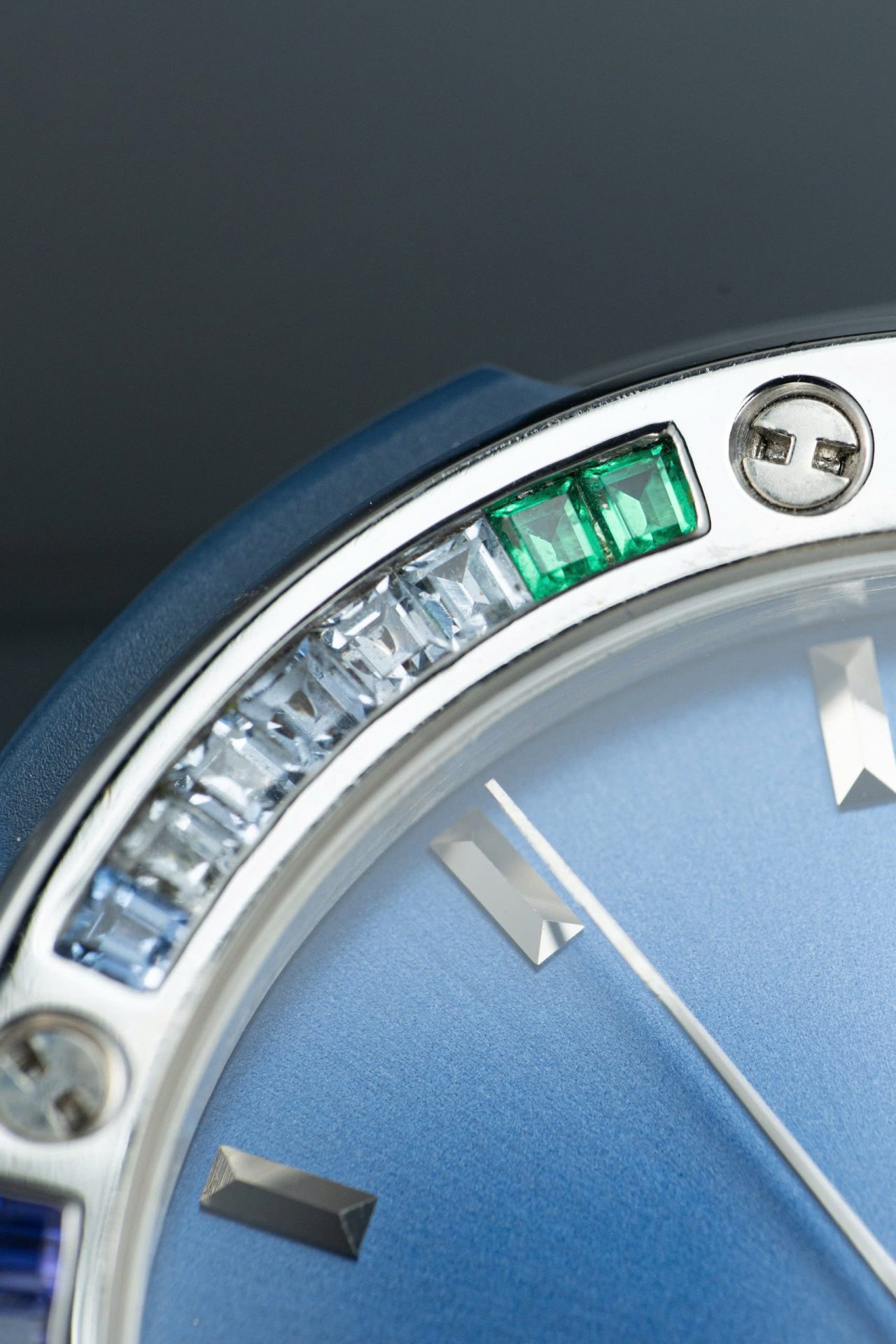 Hublot Classic Fusion Titanium Rainbow Refined Synthentic Gemstones Bezel Best Copy 42mm - Top club