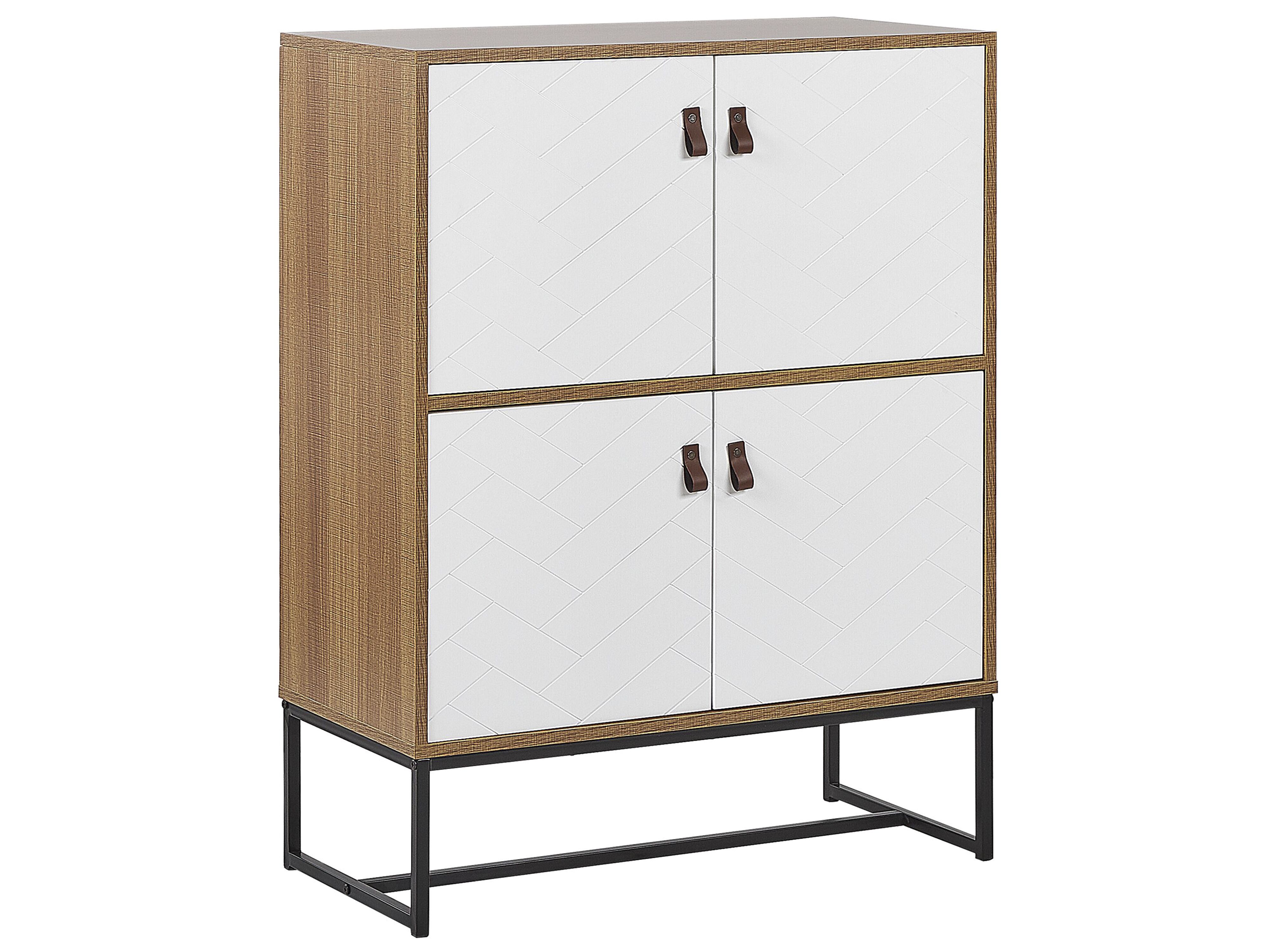 Cabinet NUEVA Light Brown/ White