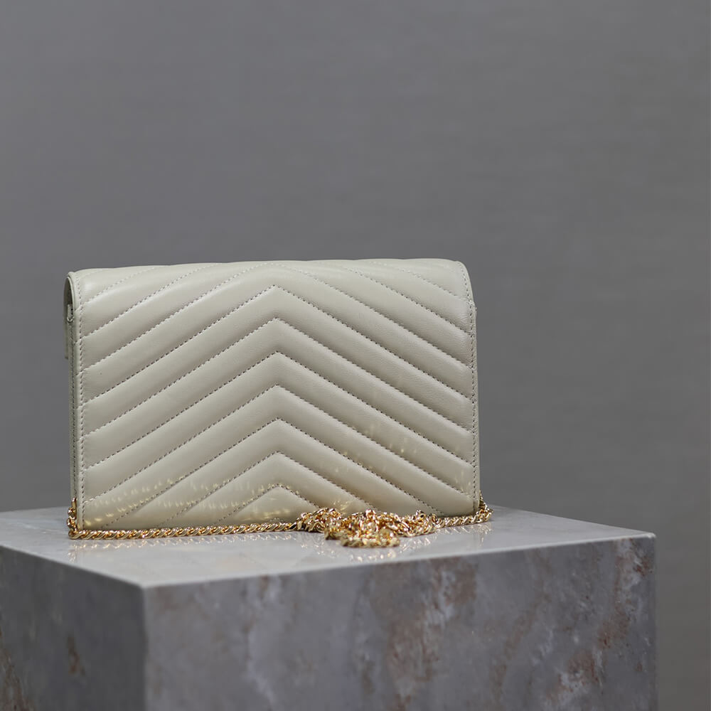 YSL Cassandre Chain Wallet Bag in Lambskin1:1High-quality replica