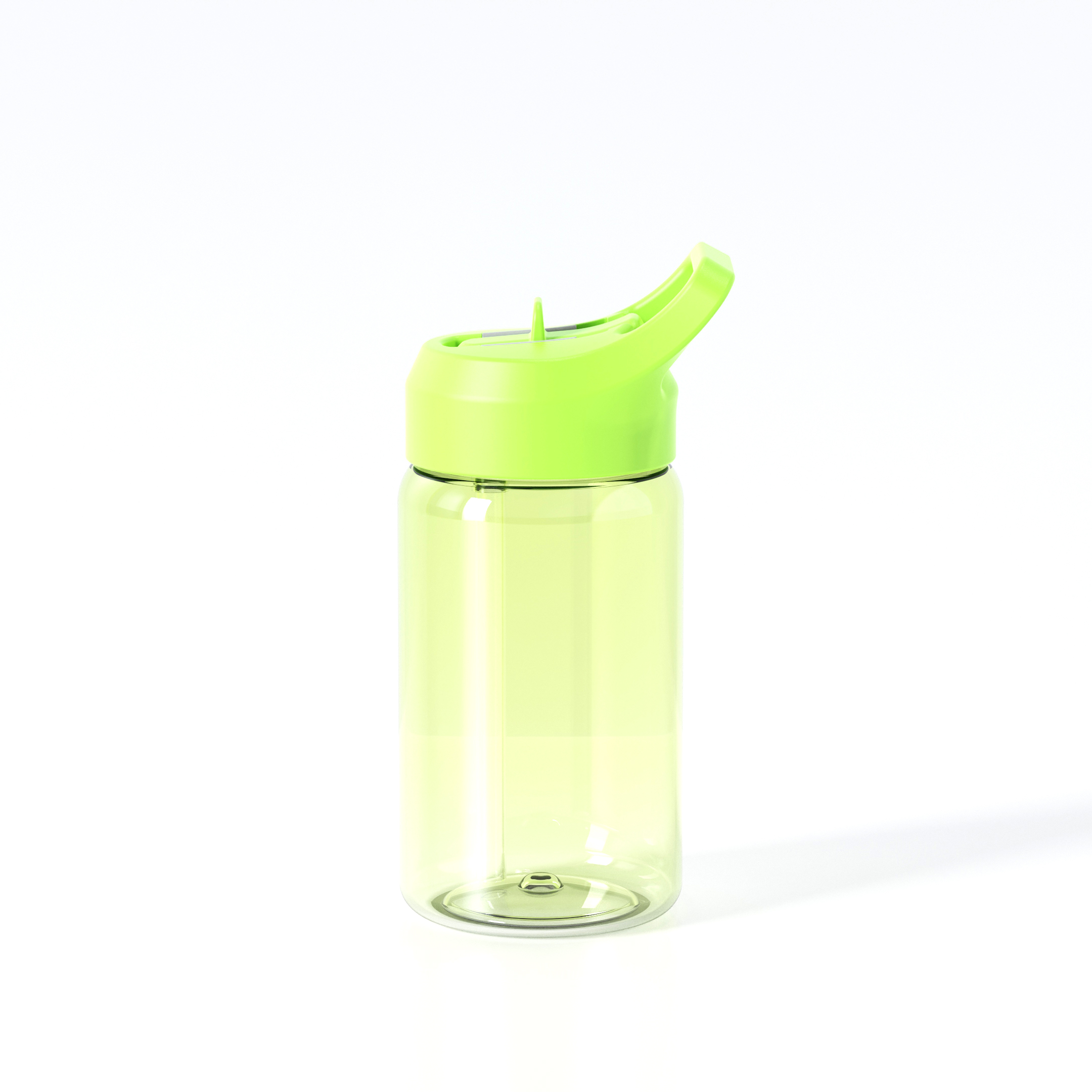 Eco-Friendly 450ML 15OZ Plastic for Straw Lid Drinkware BPA-Free Kids Water Bottle for Camping & Protein Shaker Direct Drinking