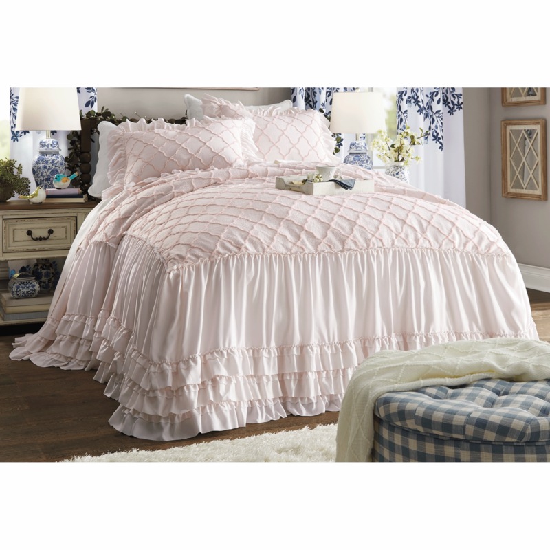 Josie Skirted Bedspread and Sham - MIDNIGHT VELVET CATALOG