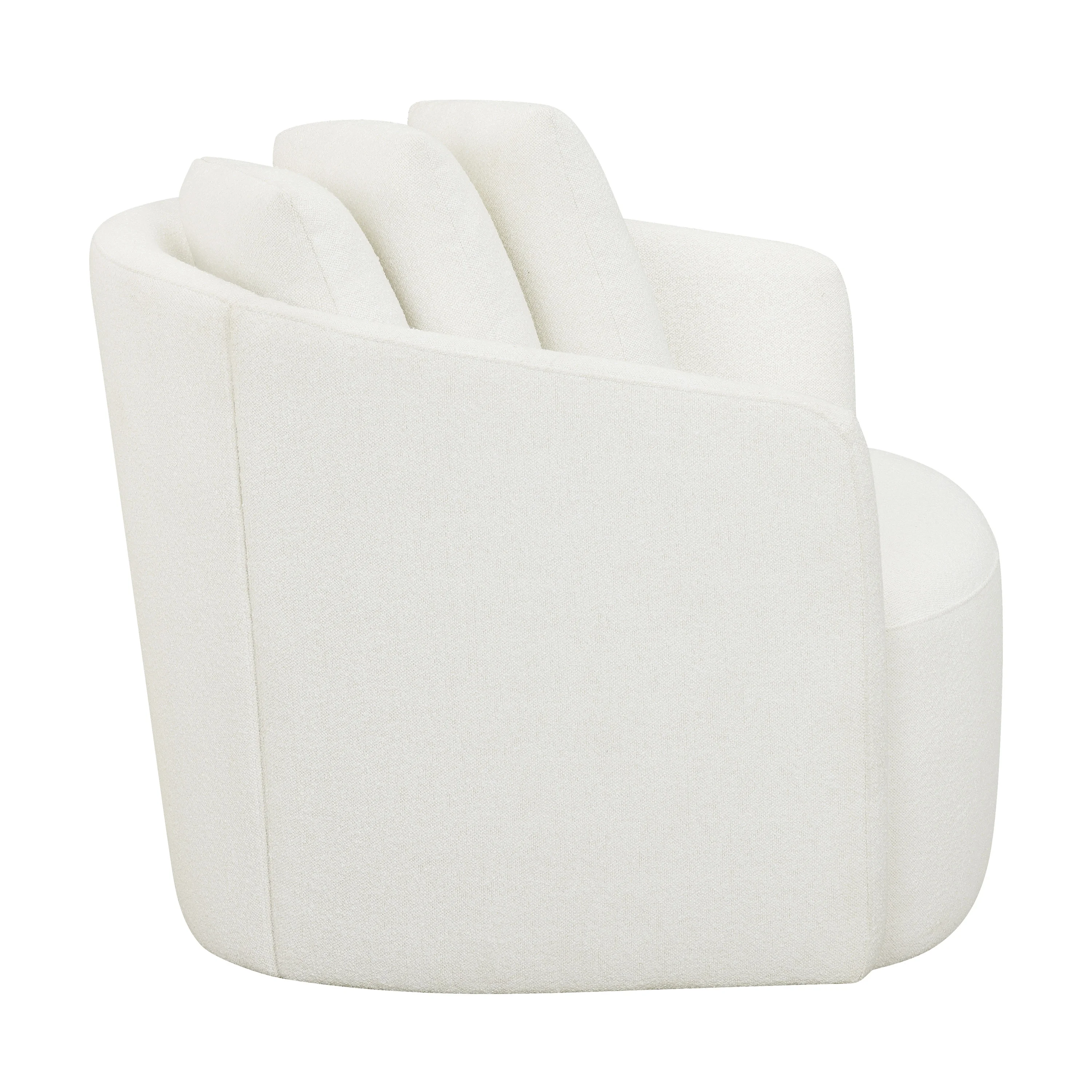 Beautiful Drew Accent Chair by Drew Barrymore, Cream Boucle - Image 16