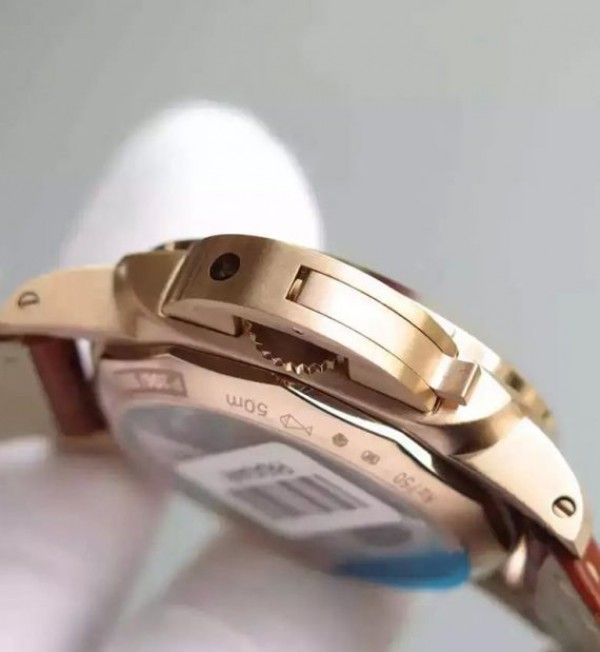 Replica Panerai ZF PAM393 Ladies RG Leather Strap P9000 - Top club