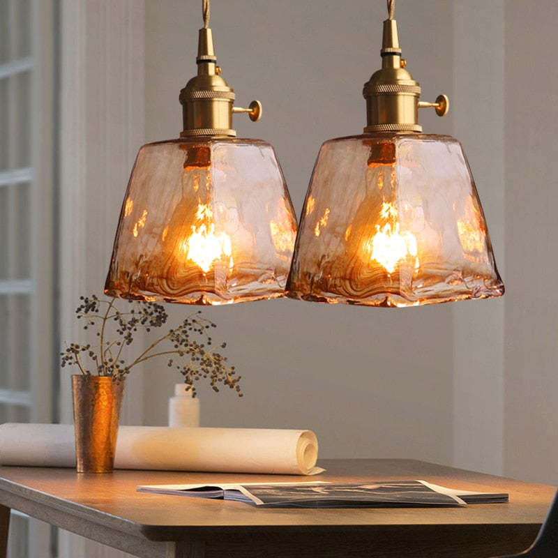 GoldAura | Retro Hanglamp met Warm Licht
