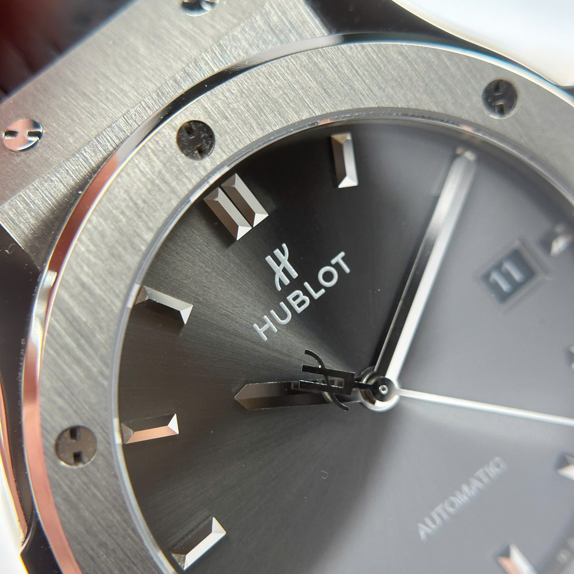 Hublot Classic Fusion Titanium Copies Watches Gray Dial Weight 84 Grams Super Light JJZ Factory 42mm - Top club