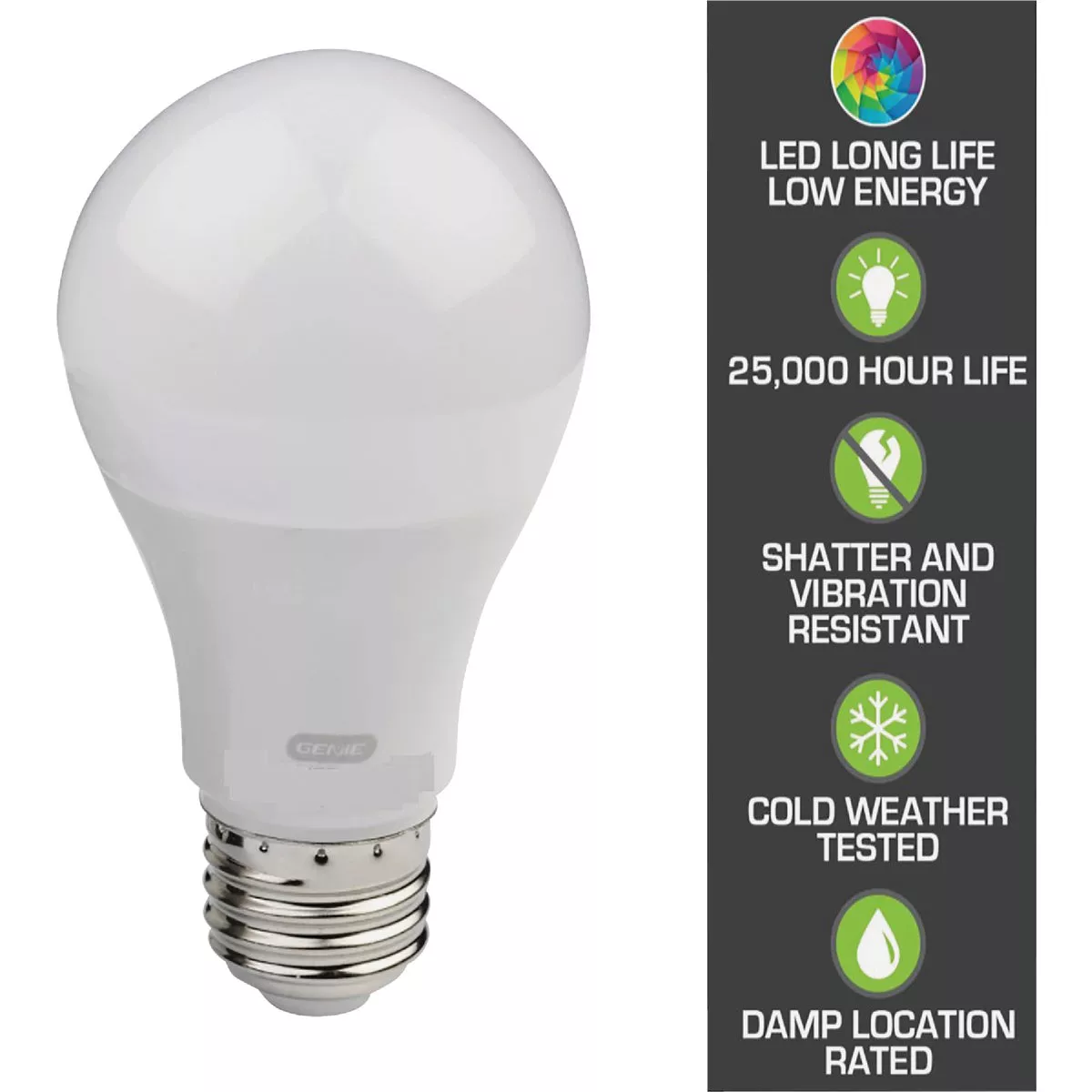 Genie Universal Garage Door Opener LED Light Bulb, Title 20 Approved