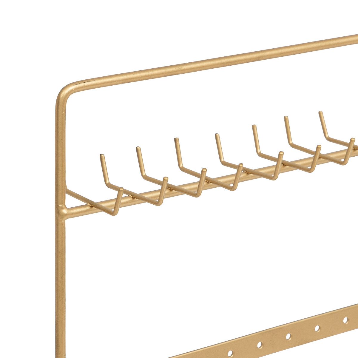 "Laurel" jewellery box Golden metal, H.28 cm