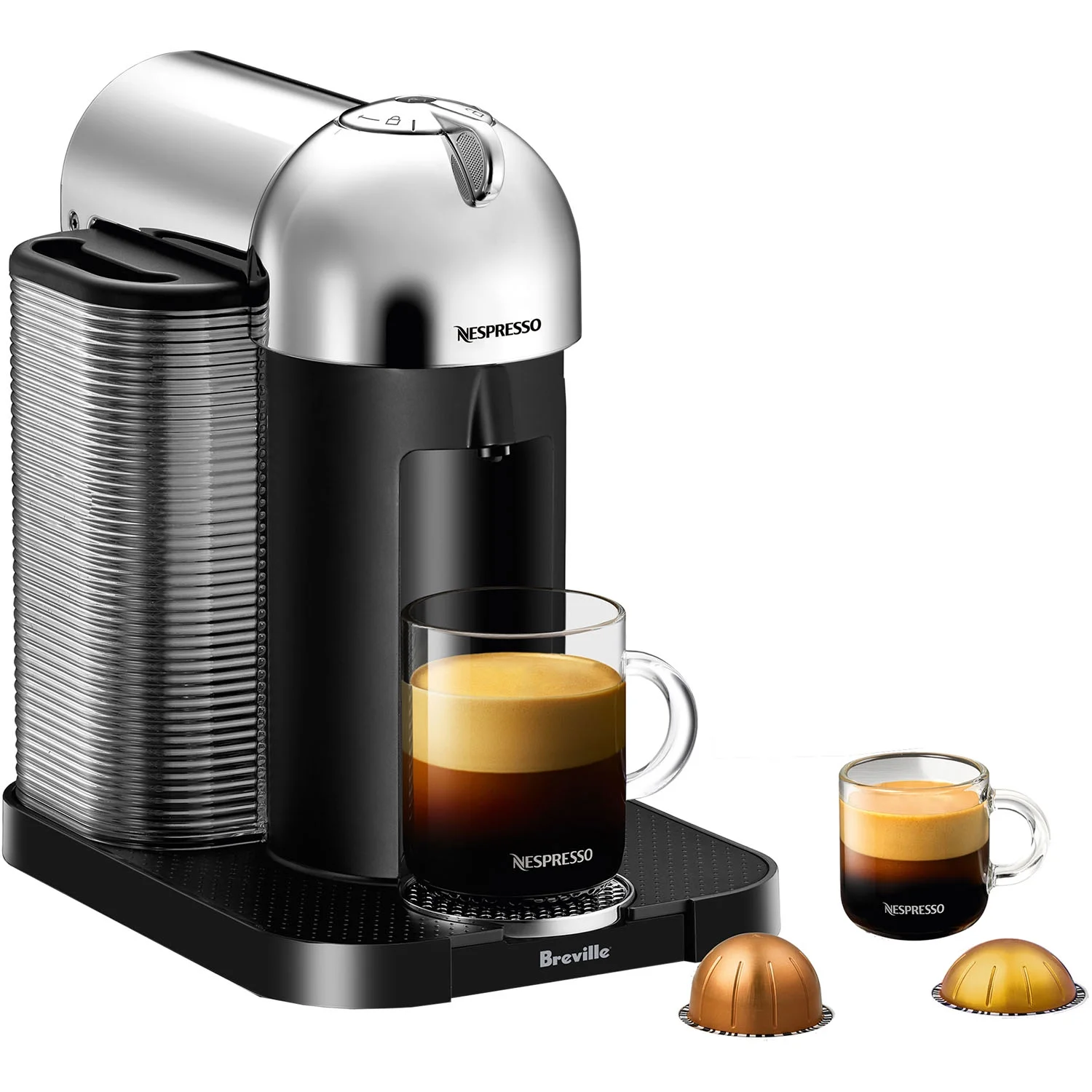 Breville Nespresso Vertuo Coffee & Espresso Single-Serve Machine in Matte Black - Image 19