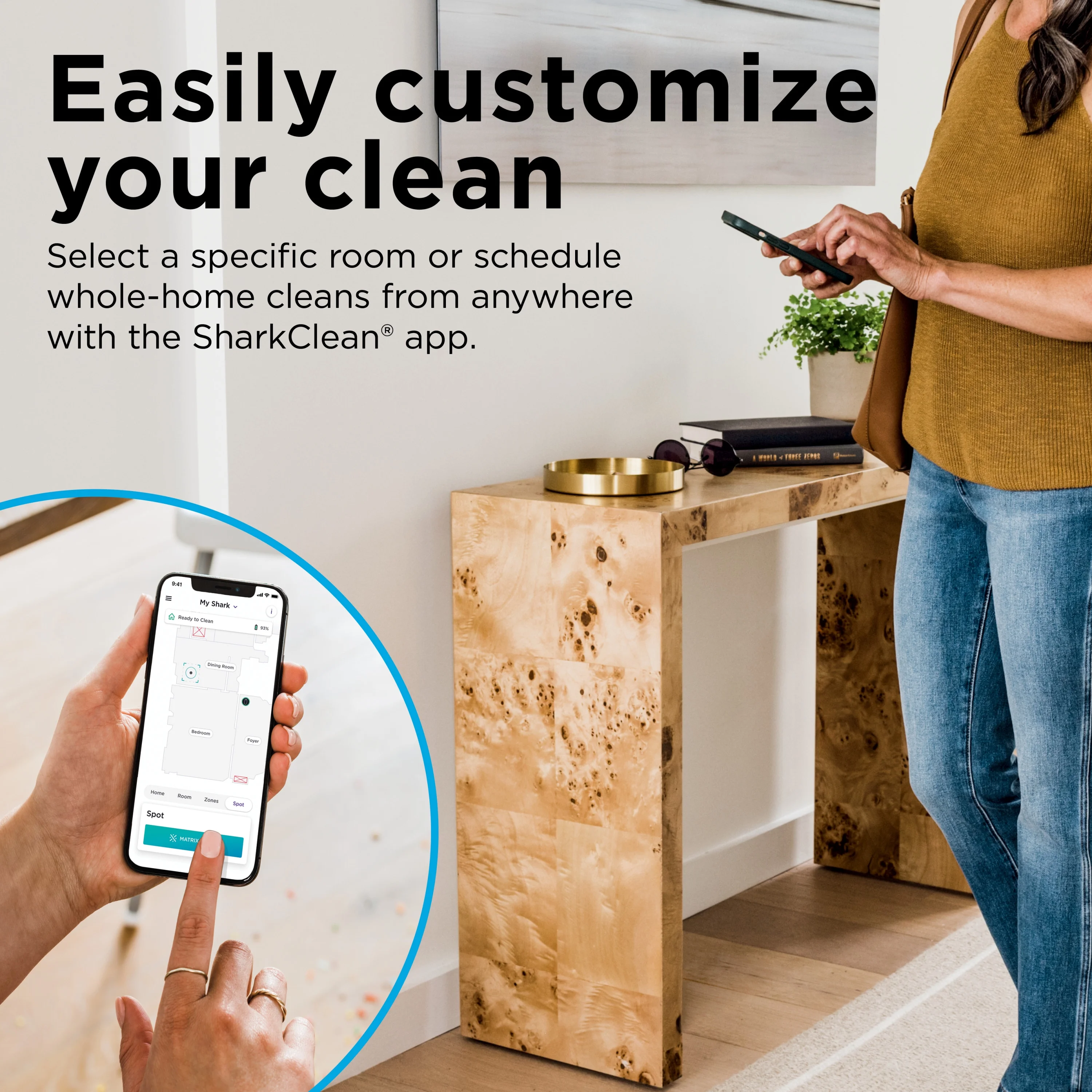 Shark Matrix Robot Vacuum, Carpets & Hard Floors, Precision Home Mapping, Perfect for Pet Hair, Wi-Fi, RV2300 - Image 7