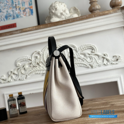 Hermès Herbag Zip 31 Bag | 31x25x10 cm | Luxury Canvas & Leather Shoulder Bag for Women | Spacious Everyday Hermès Tote1:1High-quality replica