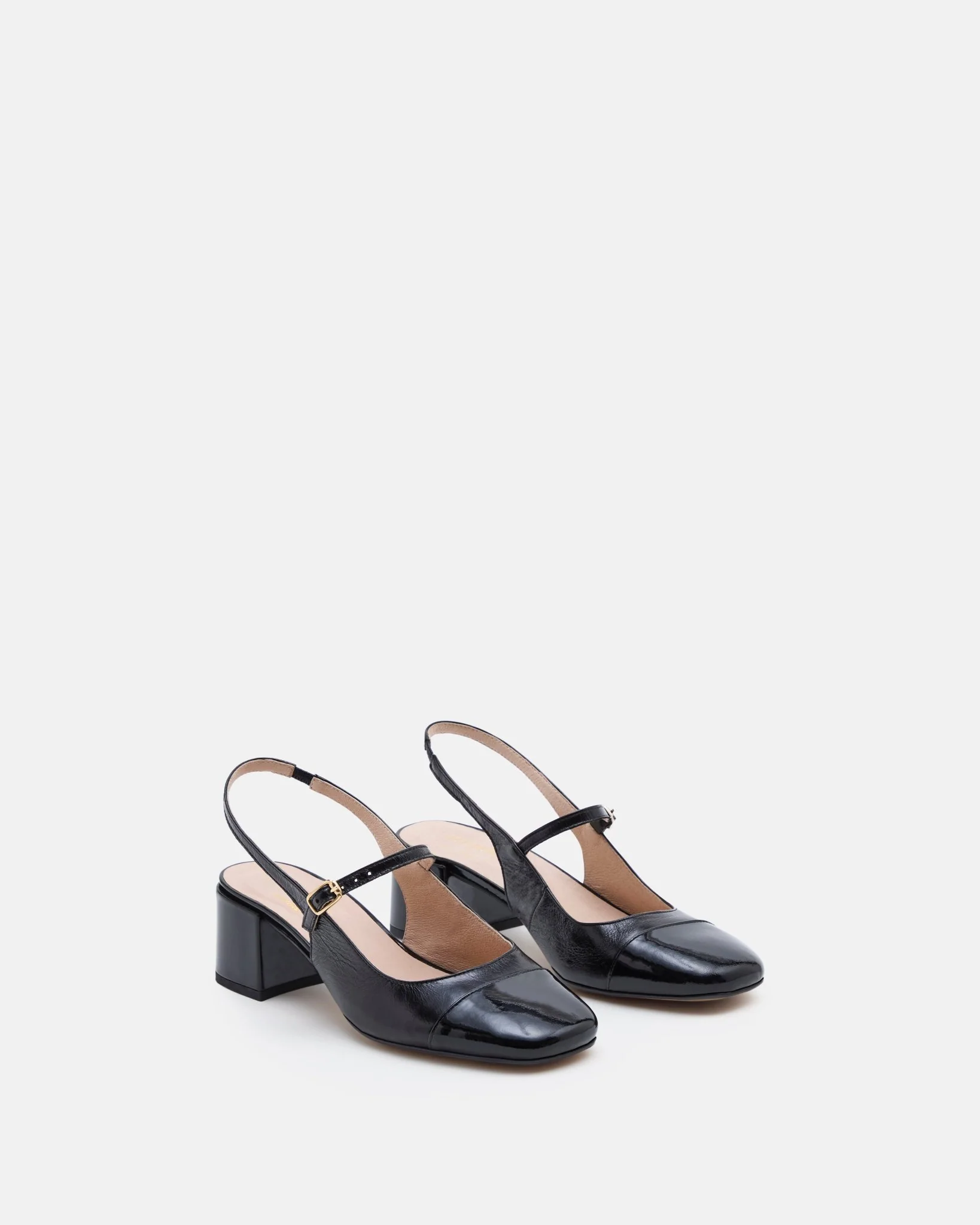BABIES MAELI/CRK NOIR - Slingbacks en cuir vernis