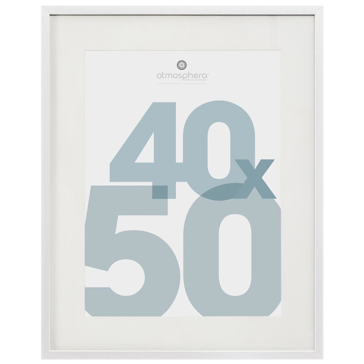 Photo frame"Manu" White, 40x50 cm