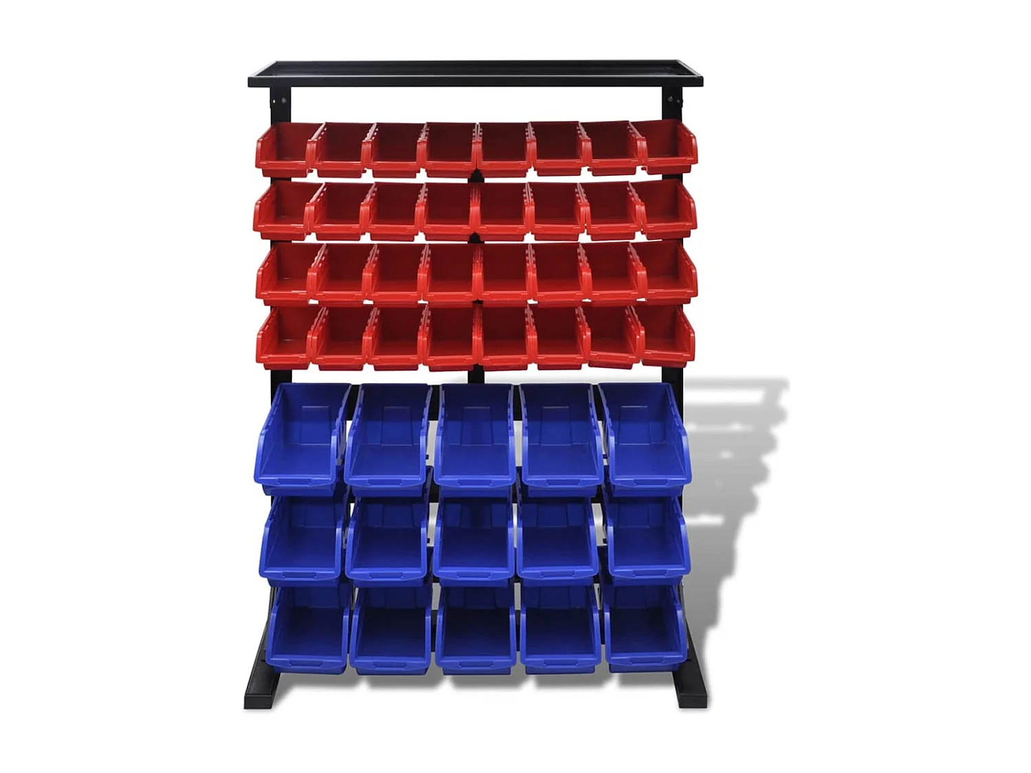 Étagère à outils de garage Bleu et rouge OFR96337 BonneVie Meuble