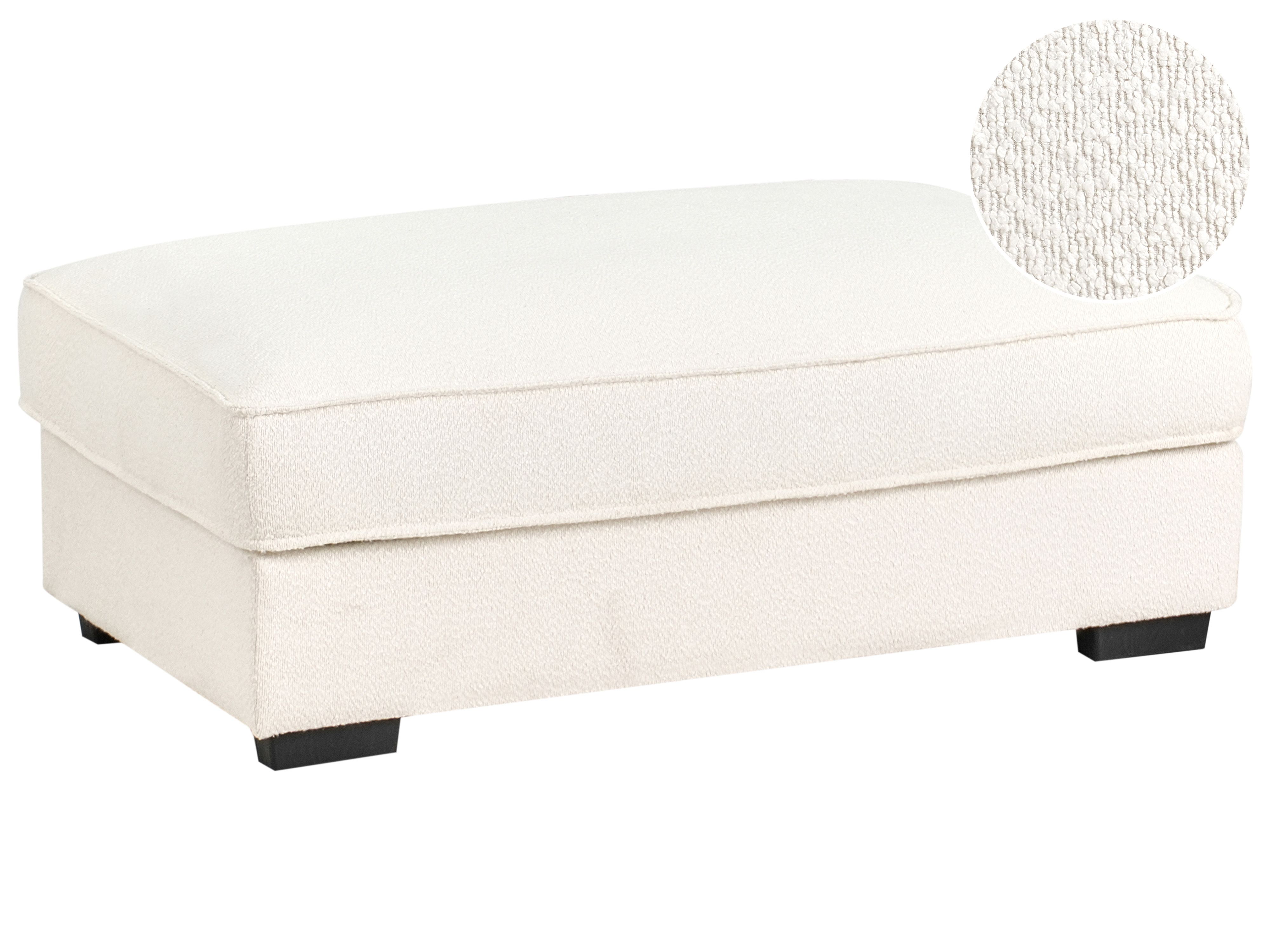 Ottoman RENDERS Boucle Off-White