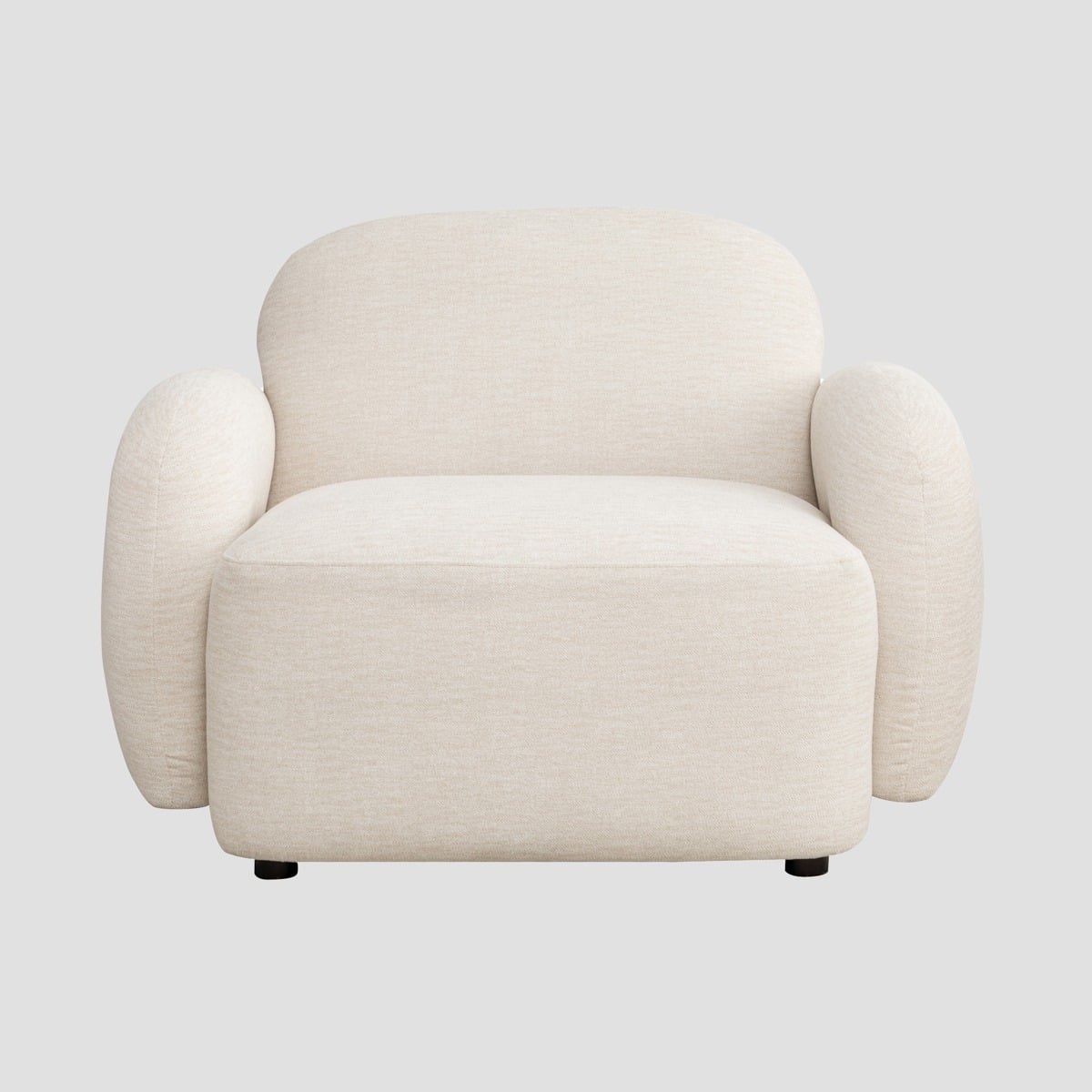 Fotel HELMI ecru 108x87x73 cm