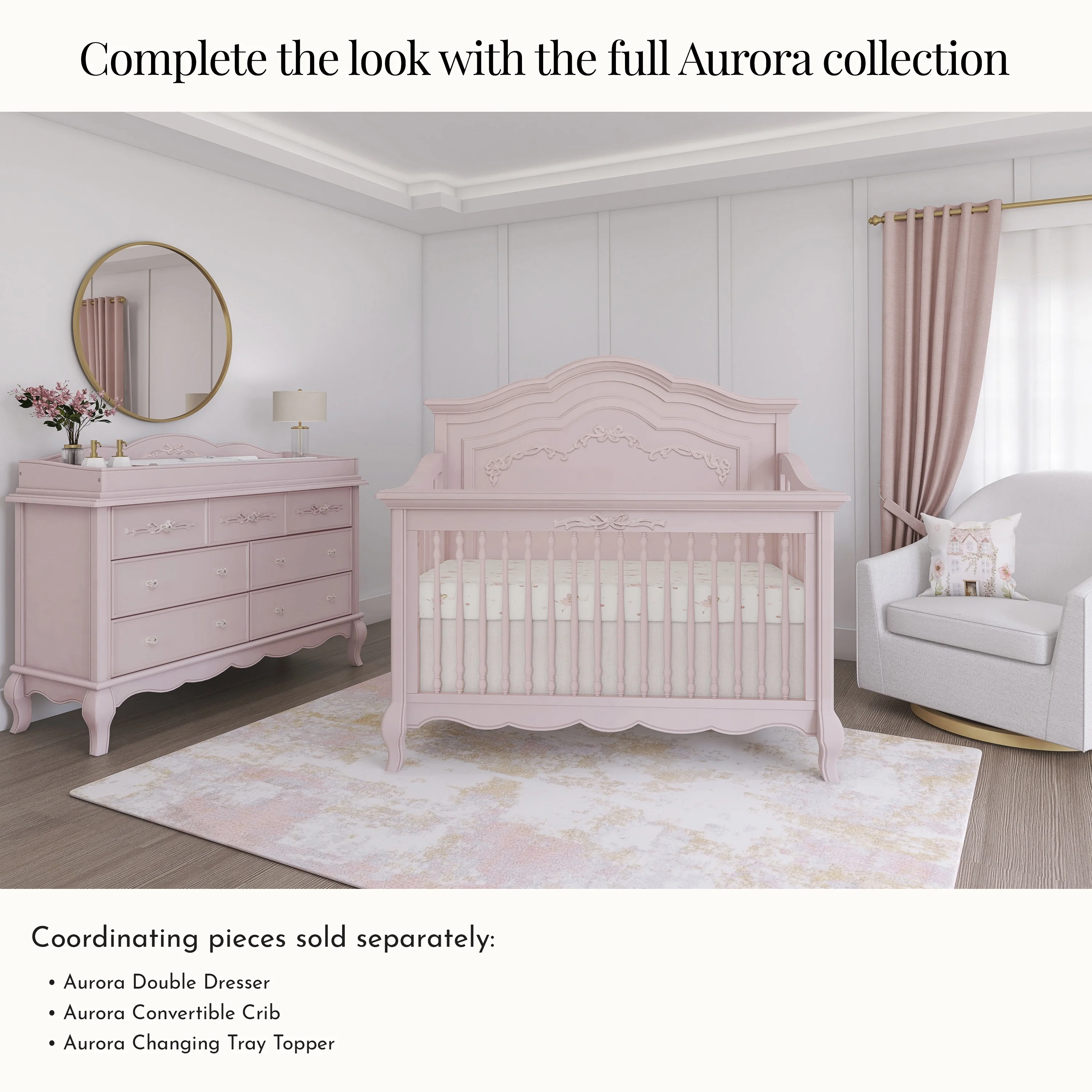 Evolur Aurora 7-Drawer Double Dresser in Ivory Lace, Spacious Drawers - Image 29