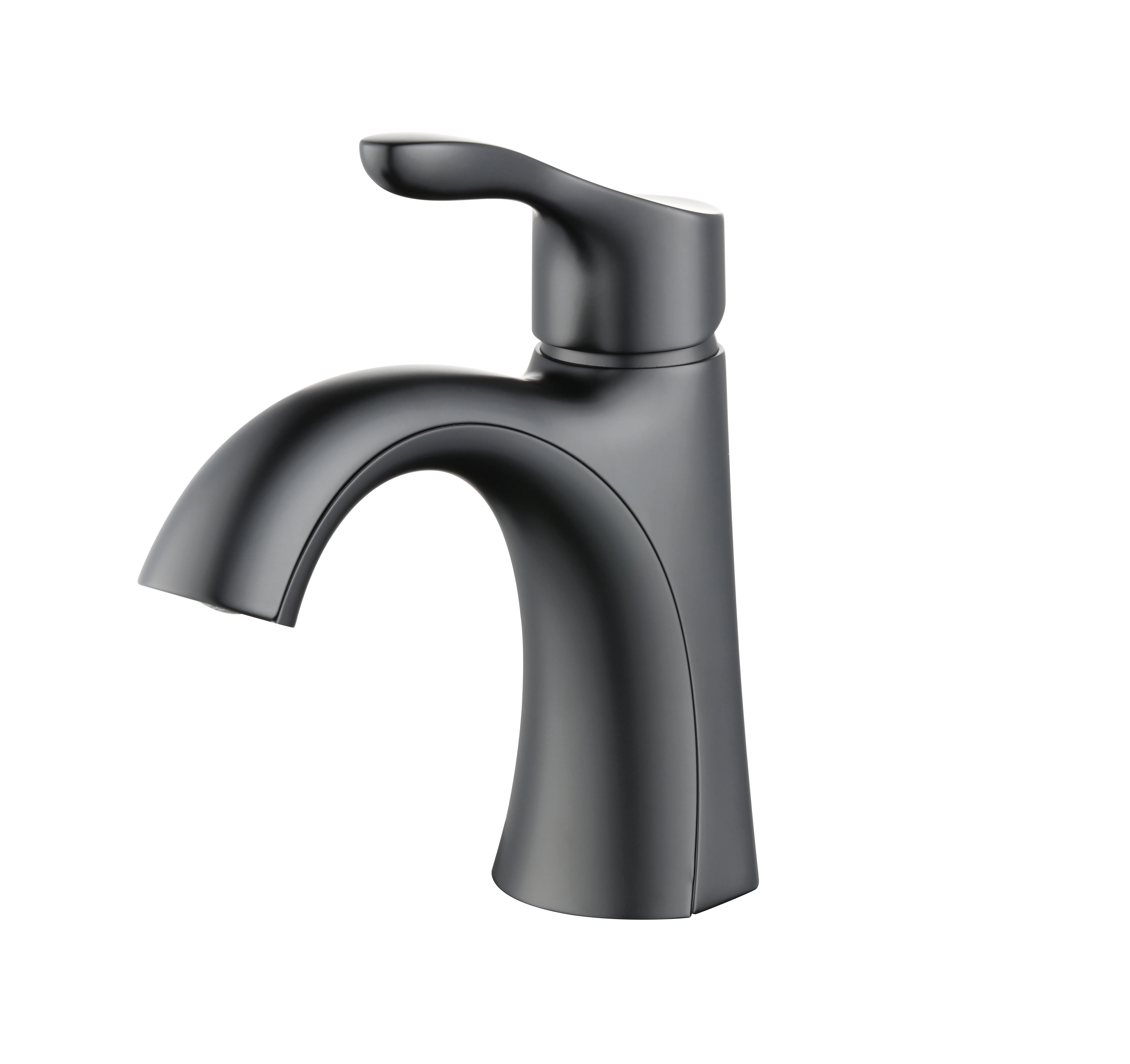 (2 pack) Better Homes & Gardens Simple Flair Single Hole Bathroom Faucet in Matte Black