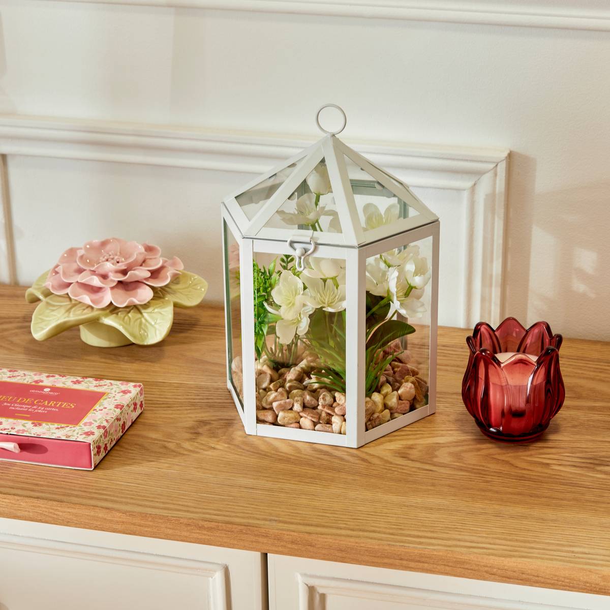 Terrarium "Rose Blossom" 23x16.5 cm