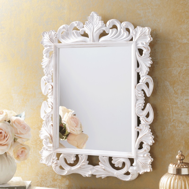 Romantic Scroll Mirror - MIDNIGHT VELVET CATALOG