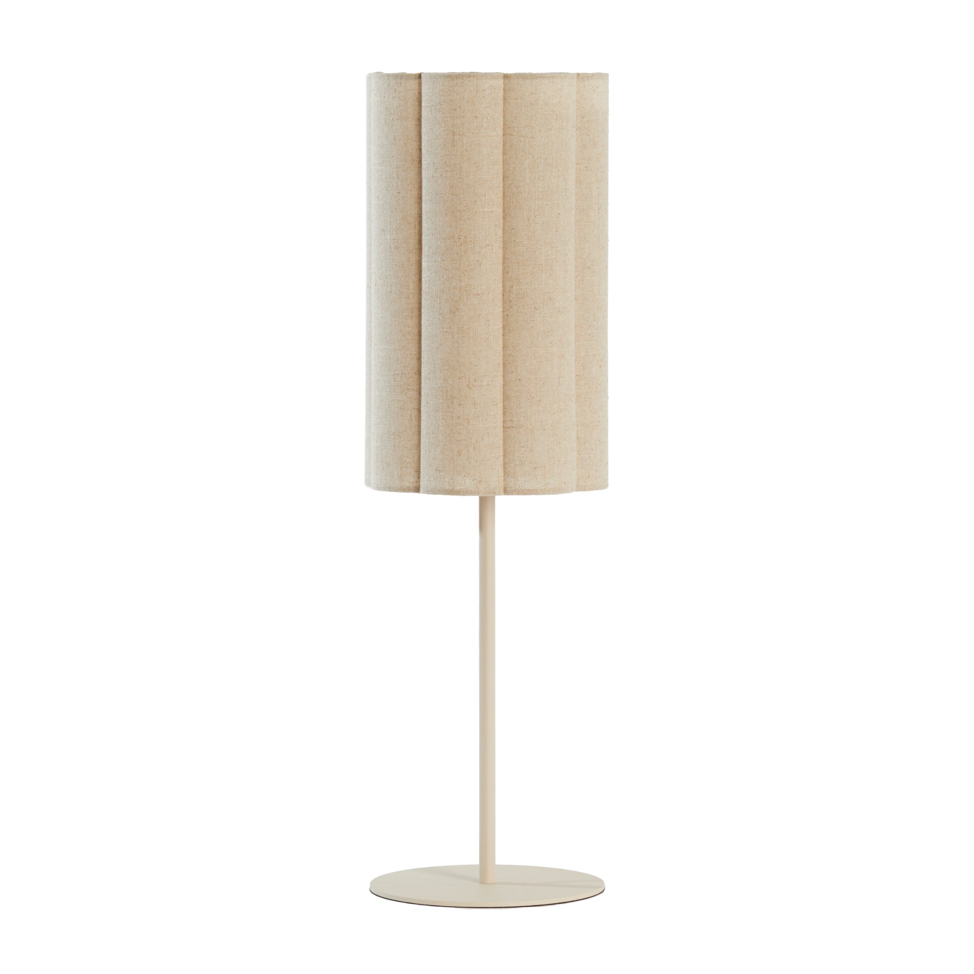 vtwonen Tafellamp Fringe - Naturel - Ø20cm