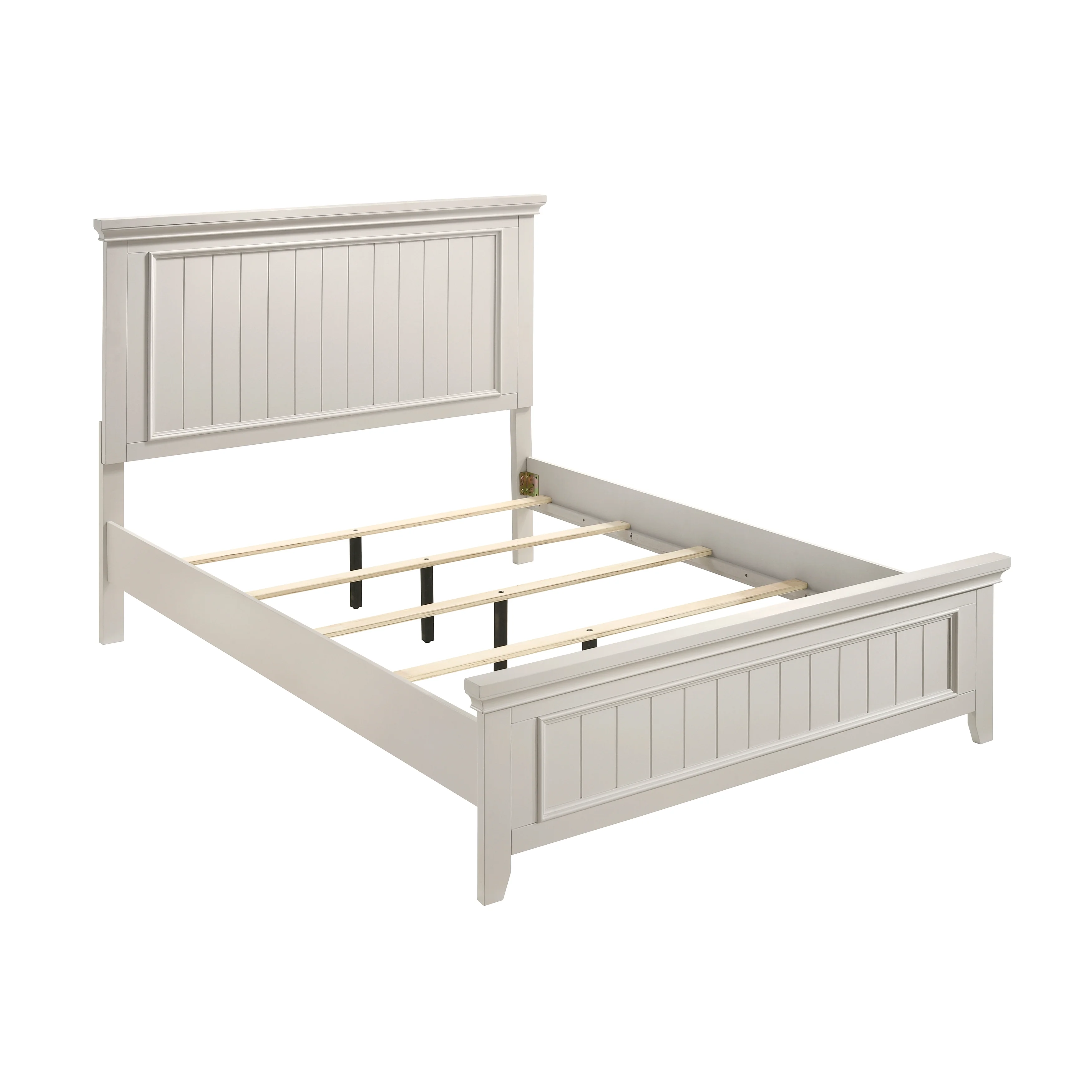 DreamBuck Queen Size Bed Frame, Platform Bed Frame with Headboard, Queen Size Bed Frame with Strong Wooden Slats, Queen Frame for Teens, Adults, Modern Bed Frame for Bedroom, No Box Spring Needed - Image 7