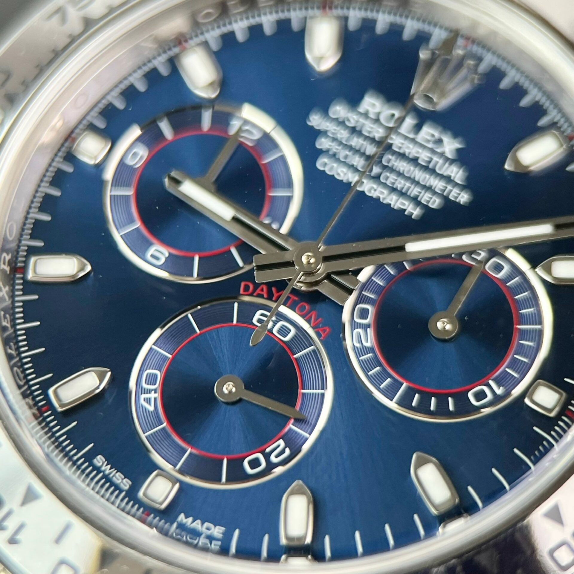 Rolex Daytona 116509 Replica Watch Blue Dial Clean Factory 40mm - Top club