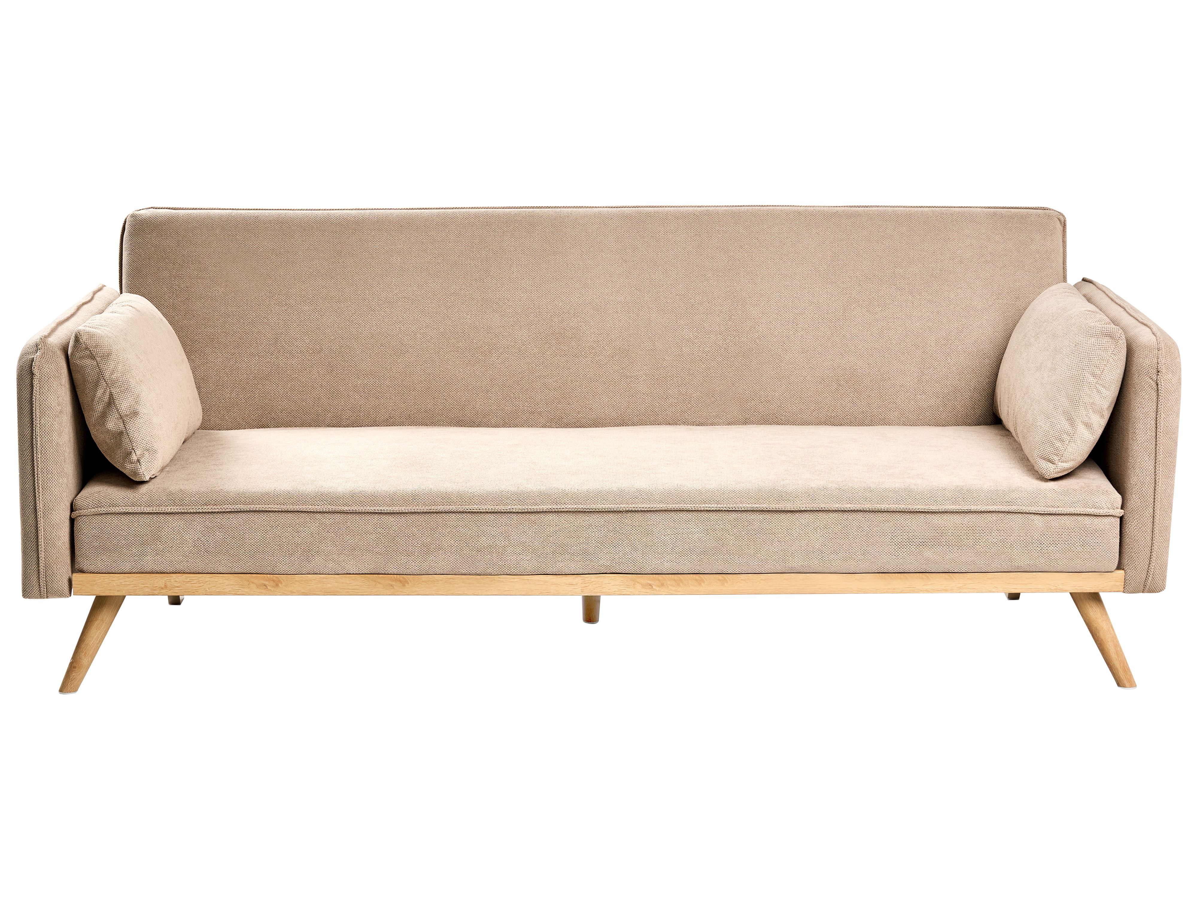 Sofa Bed ASAA Fabric Light Brown
