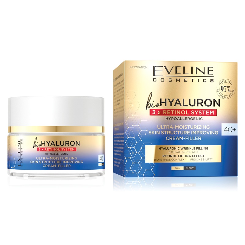 Eveline Bio Hyaluron 3X Retinol System Cream - MIDNIGHT VELVET CATALOG