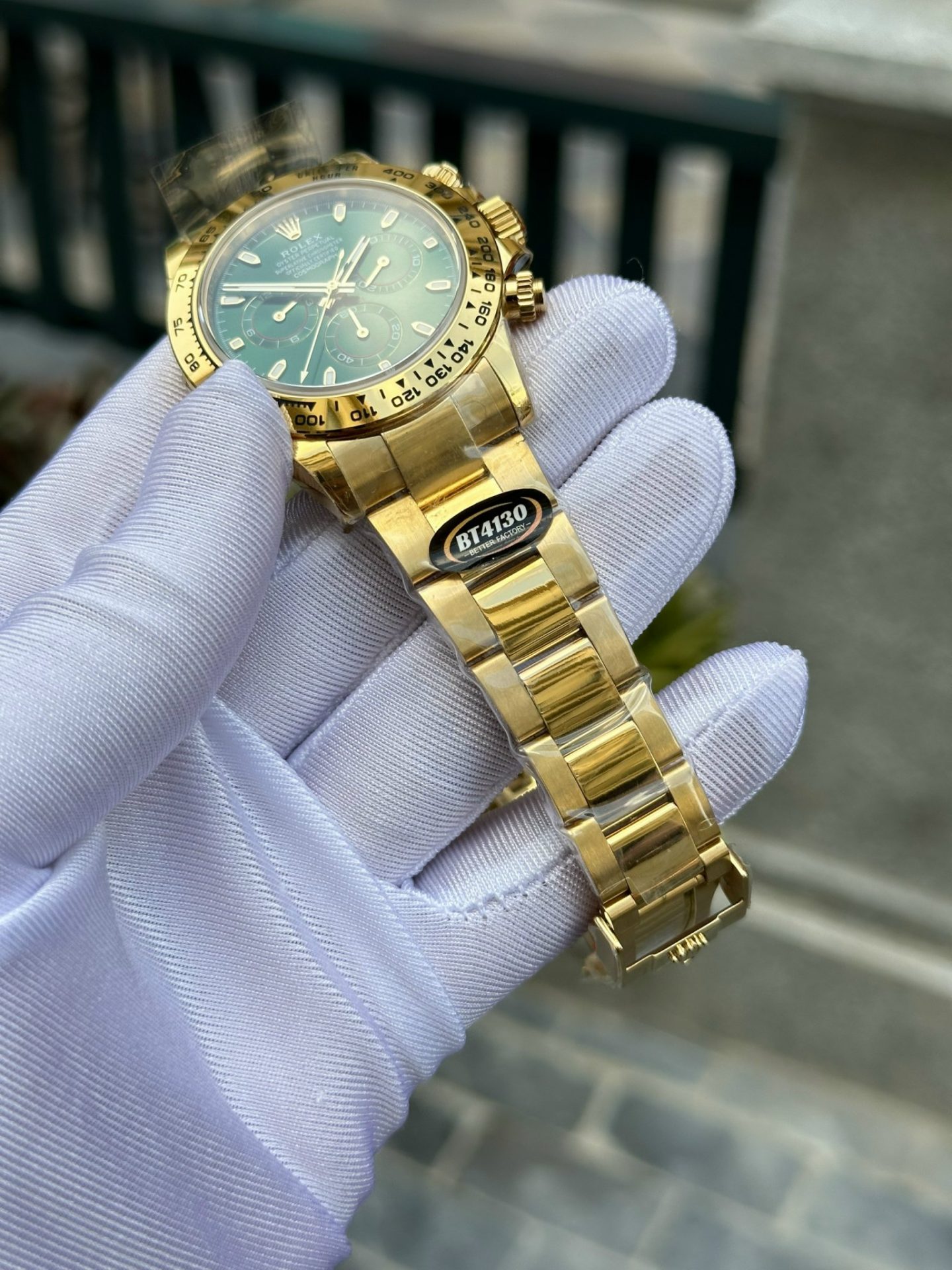 Rolex Replica 1:1 Watch Daytona 116508 Switzerland Green Dial BT Factory 40mm - Elite Watch Atelier