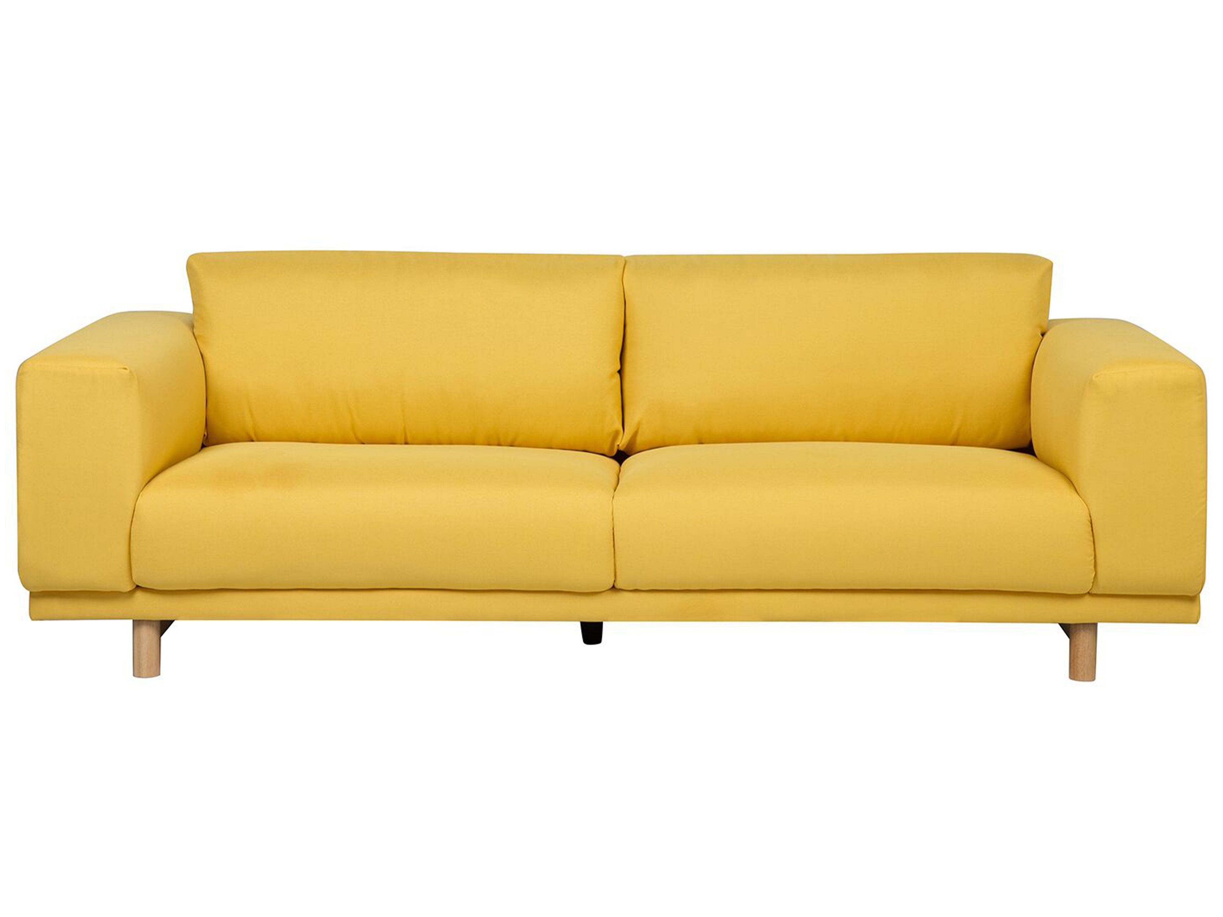 Sofa 3 Seater NIVALA Fabric Yellow