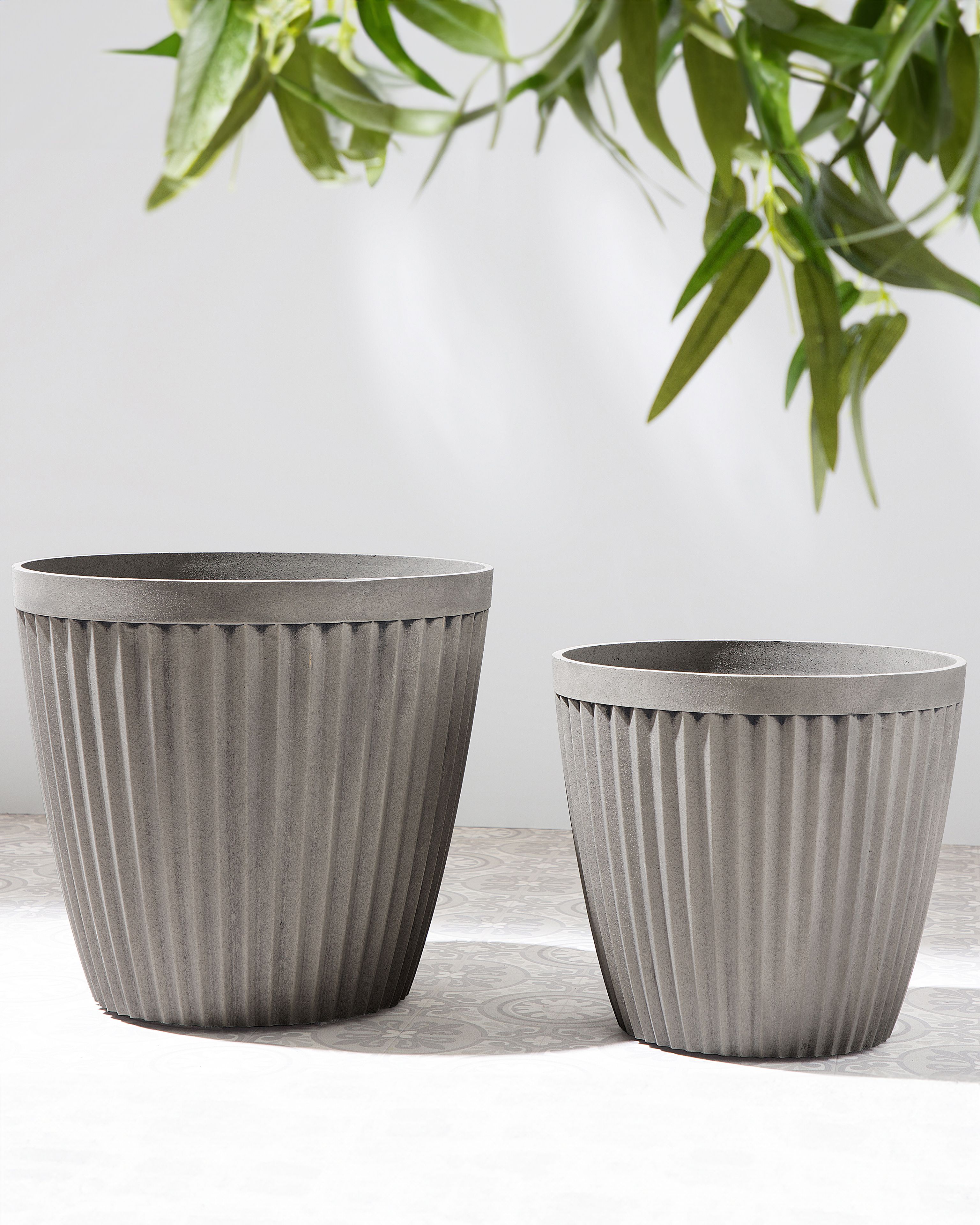 Plant Pot POKA 44 cm Taupe